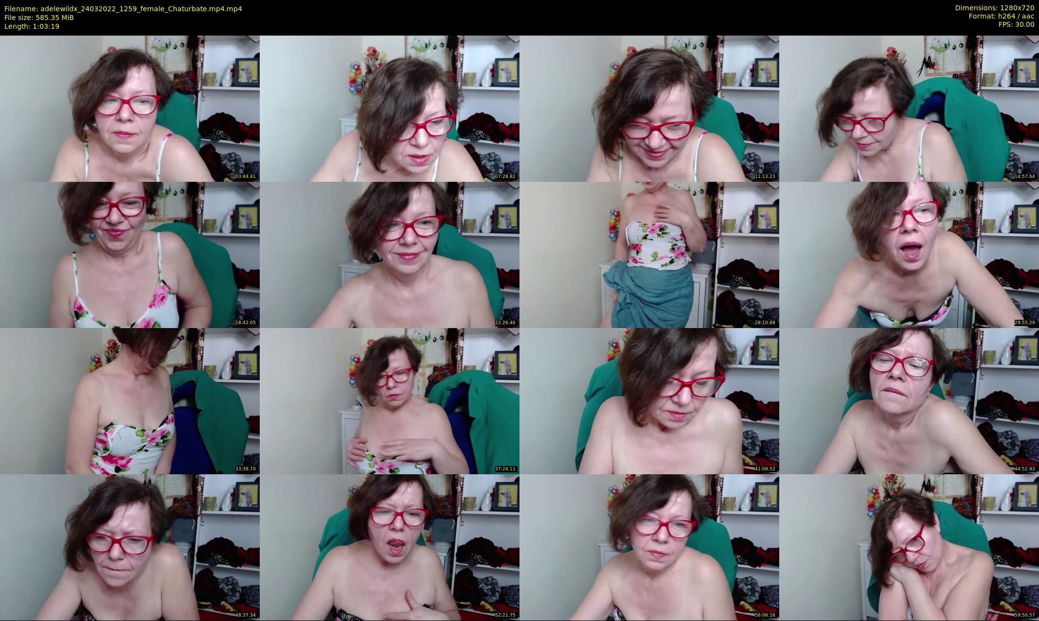 adelewildx — 64 minute Chaturbate female cam show recording, 720p, Mar 24, 2022