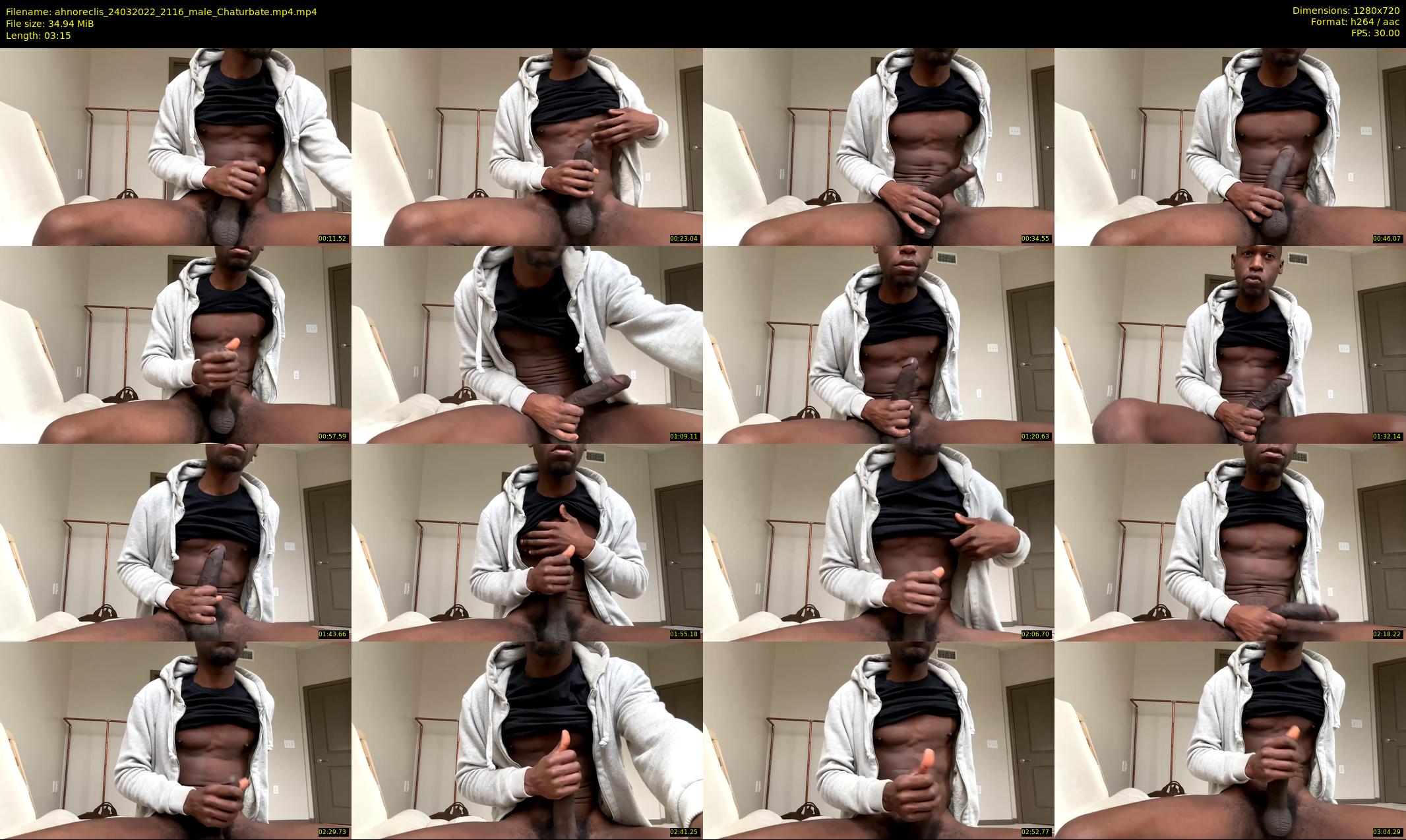 ahnoreclis — 4 minute Chaturbate male cam show recording, 720p, Mar 24, 2022