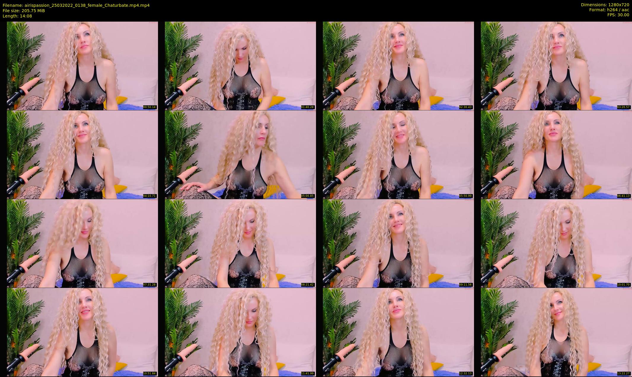 airispassion — 15 minute Chaturbate female cam show recording, 720p, Mar 25, 2022