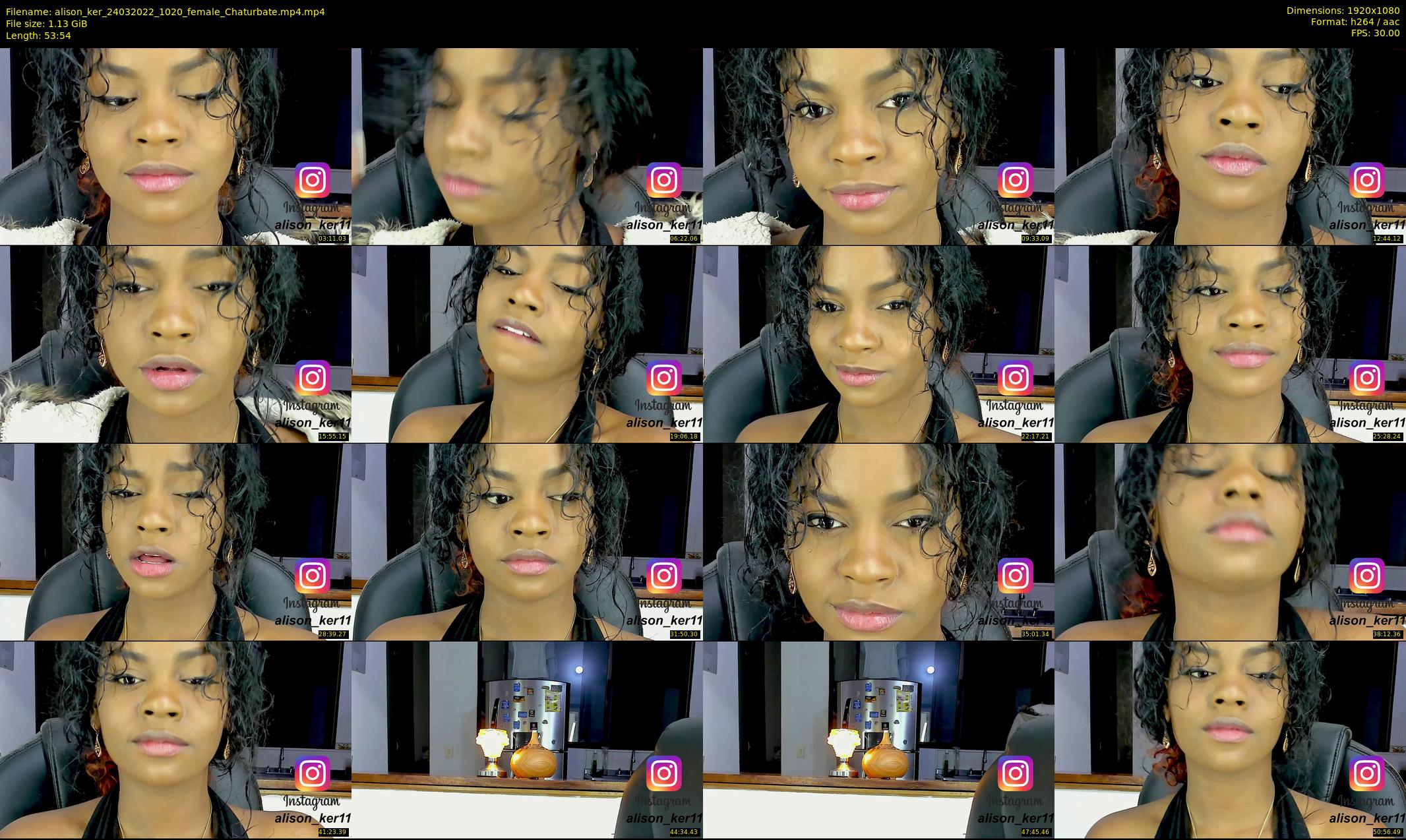 alison_ker — 54 minute Chaturbate female cam show recording, 1080p, Mar 24, 2022