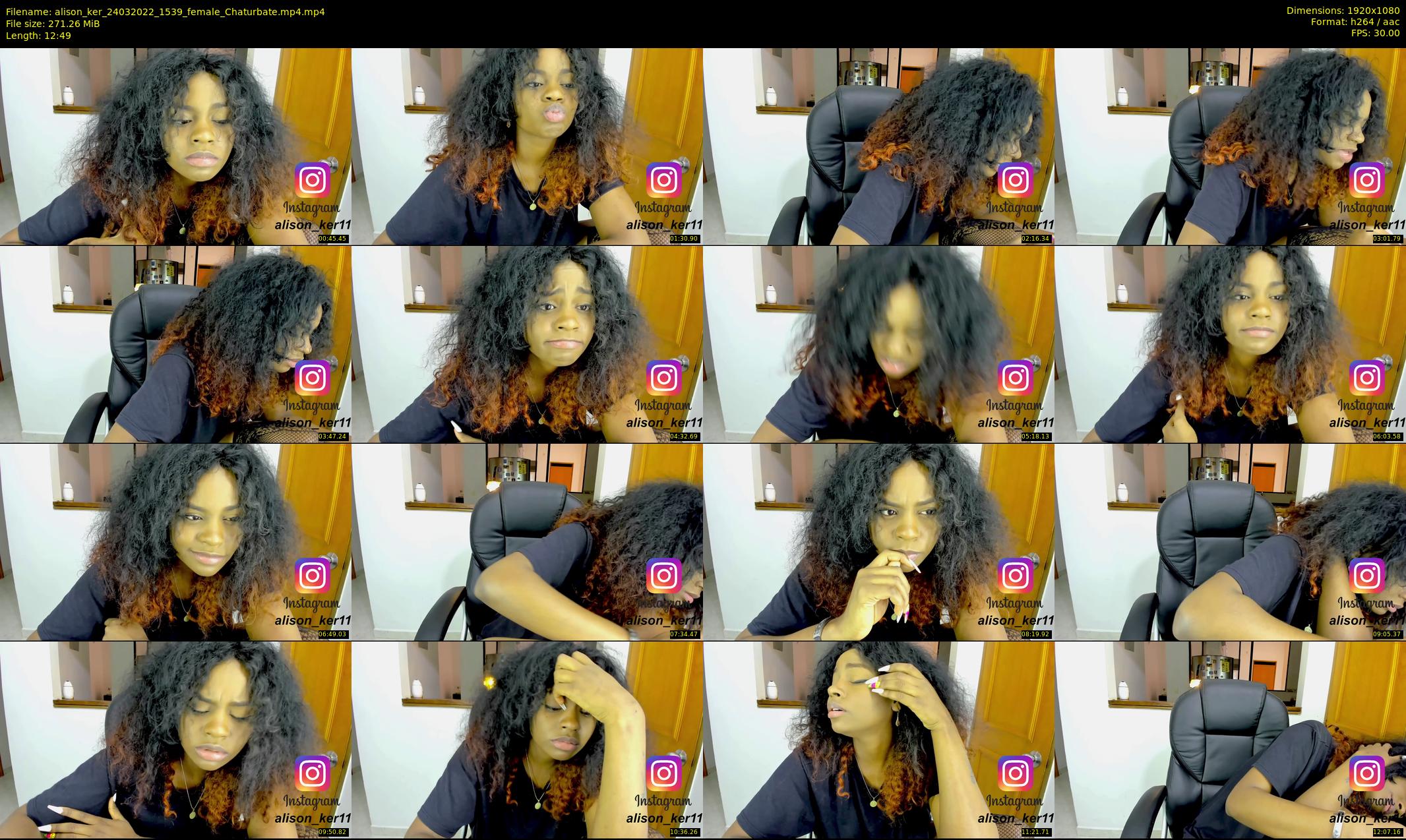 alison_ker — 13 minute Chaturbate female cam show recording, 1080p, Mar 24, 2022