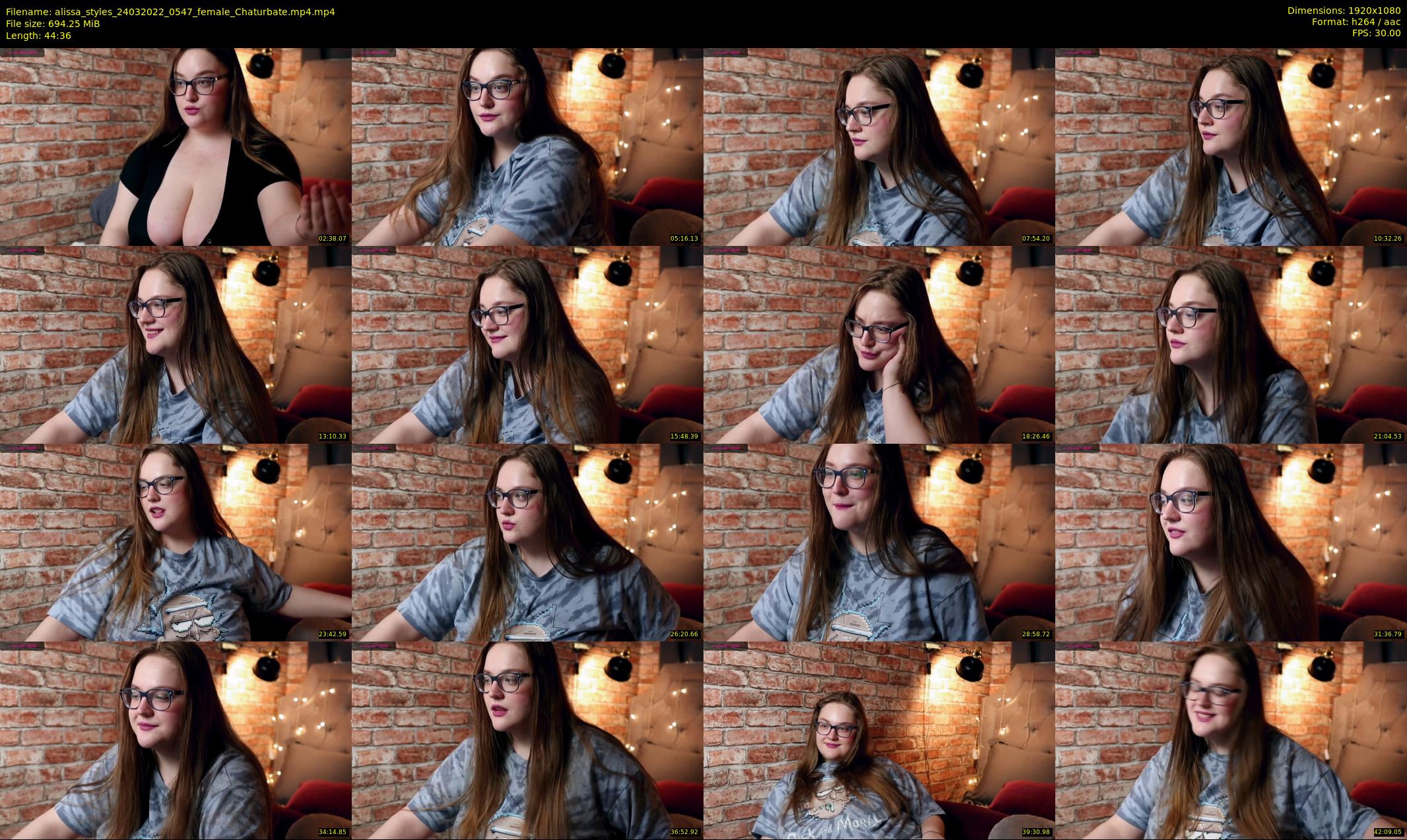 alissa_styles — 45 minute Chaturbate female cam show recording, 1080p, Mar 24, 2022