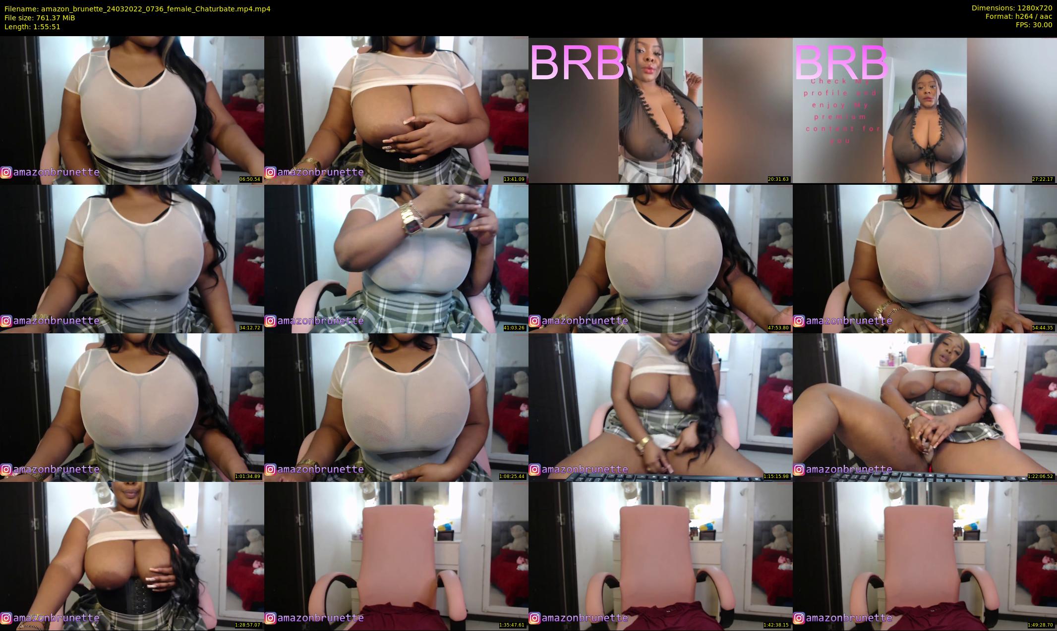 amazon_brunette — 116 minute Chaturbate female cam show recording, 720p, Mar 24, 2022