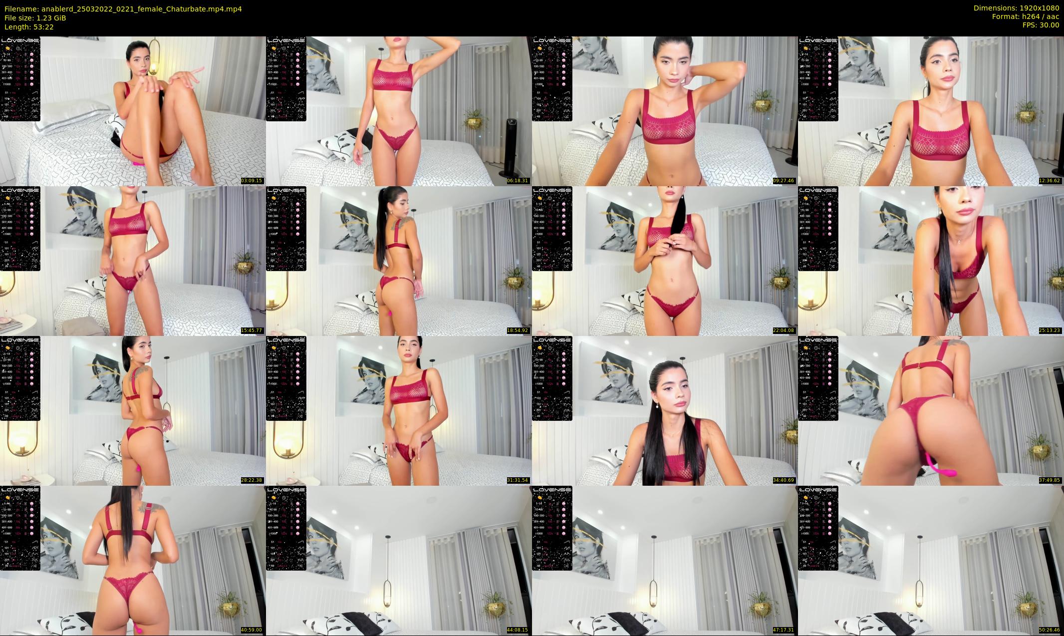anablerd — 54 minute Chaturbate female cam show recording, 1080p, Mar 25, 2022