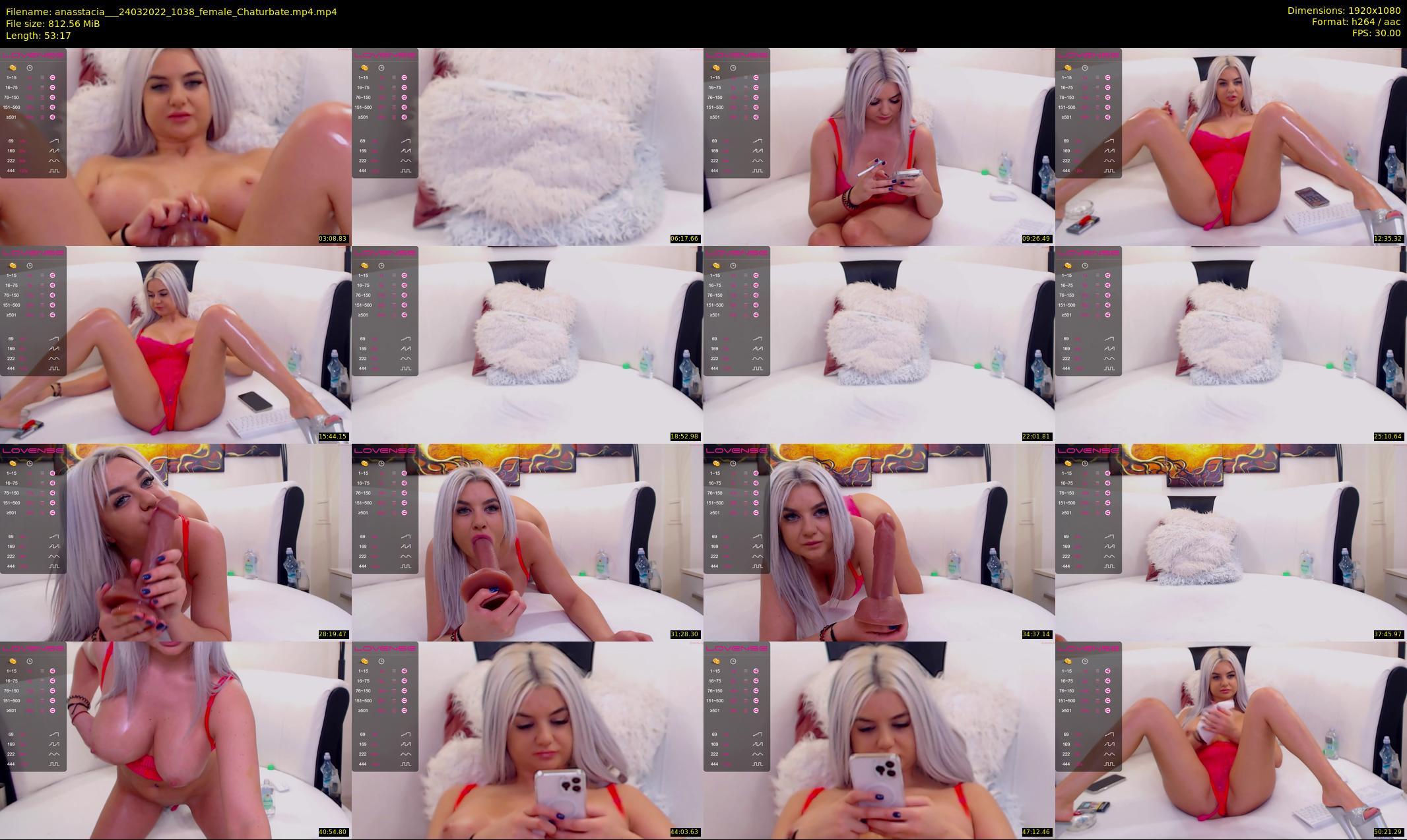 anasstacia__ — 54 minute Chaturbate female cam show recording, 1080p, Mar 24, 2022