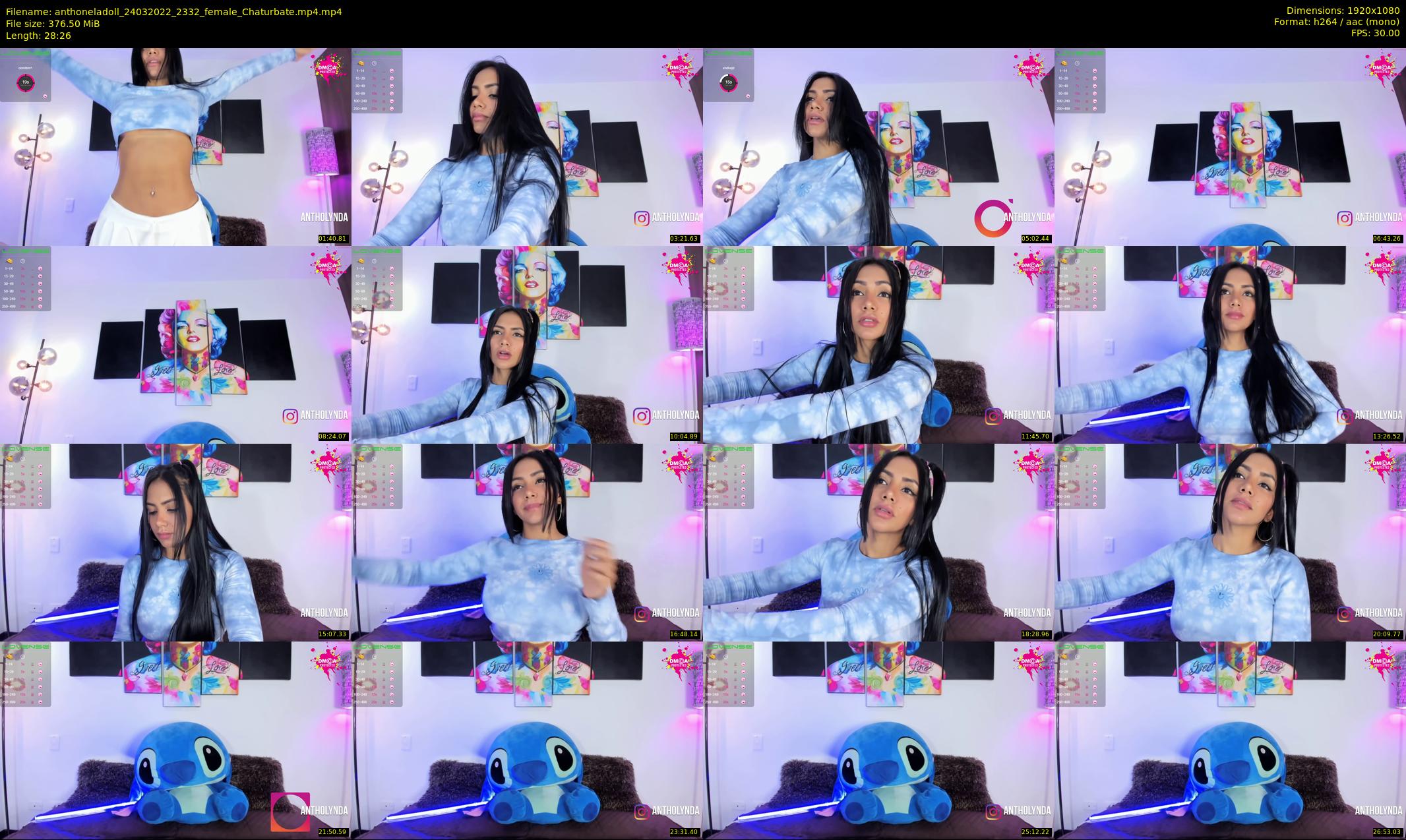 anthoneladoll — 29 minute Chaturbate female cam show recording, 1080p, Mar 24, 2022