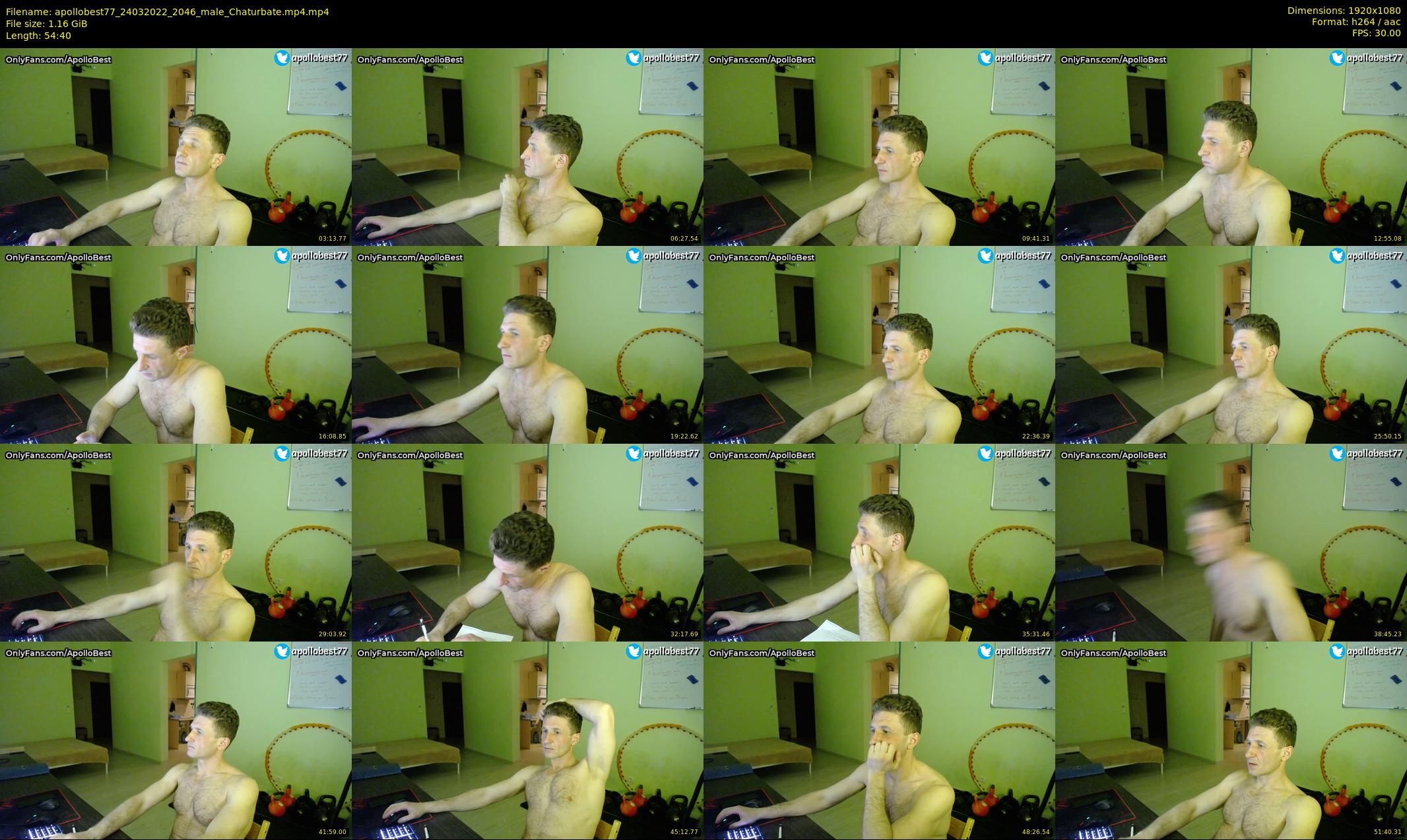 apollobest77 — 55 minute Chaturbate male cam show recording, 1080p, Mar 24, 2022