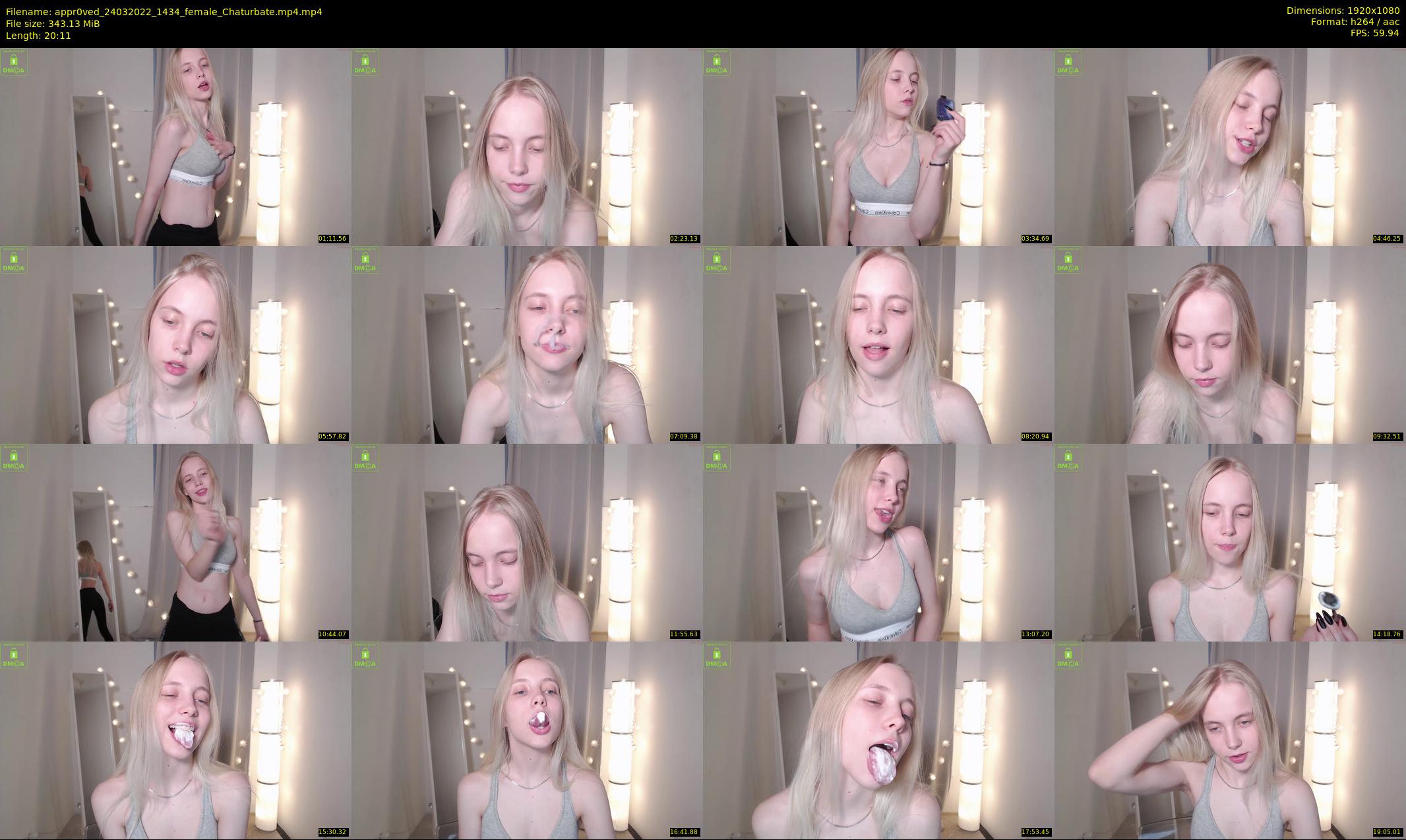 appr0ved — 21 minute Chaturbate female cam show recording, 1080p, Mar 24, 2022