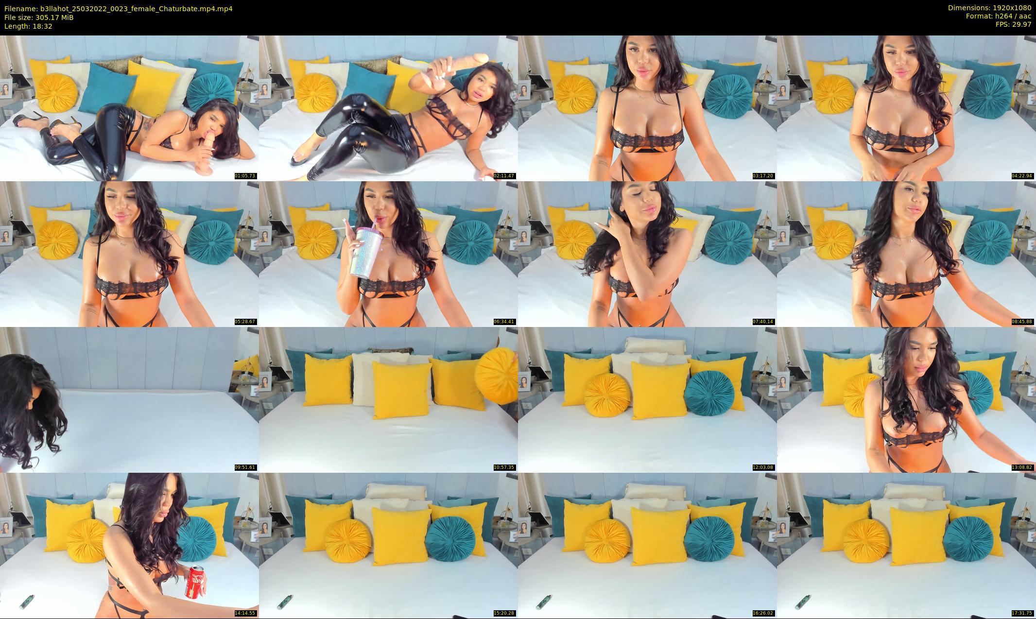b3llahot — 19 minute Chaturbate female cam show recording, 1080p, Mar 25, 2022