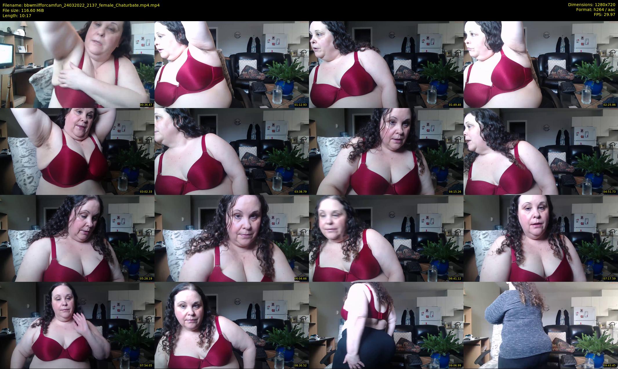 bbwmilfforcamfun — 11 minute Chaturbate female cam show recording, 720p, Mar 24, 2022