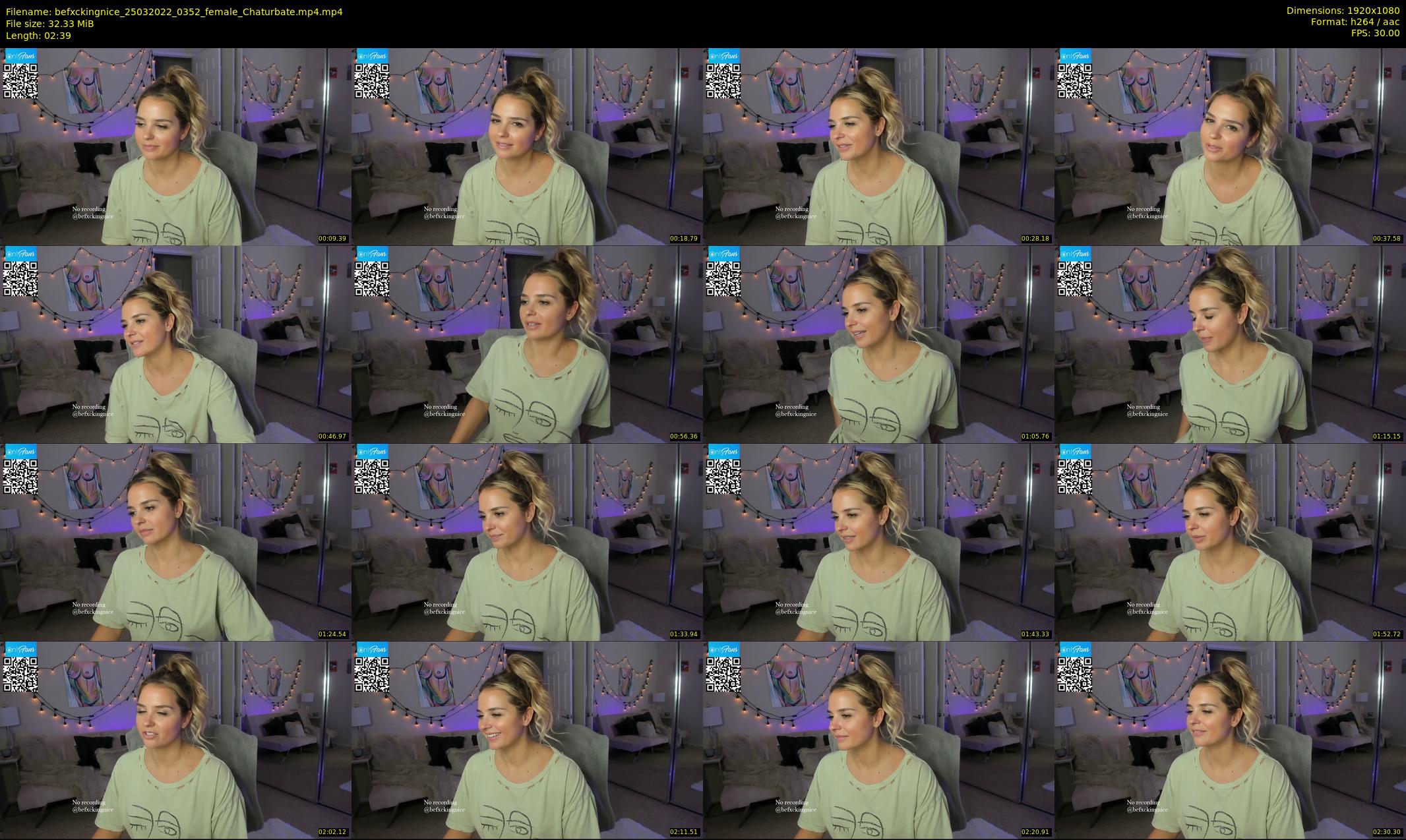 befxckingnice — 3 minute Chaturbate female cam show recording, 1080p, Mar 25, 2022