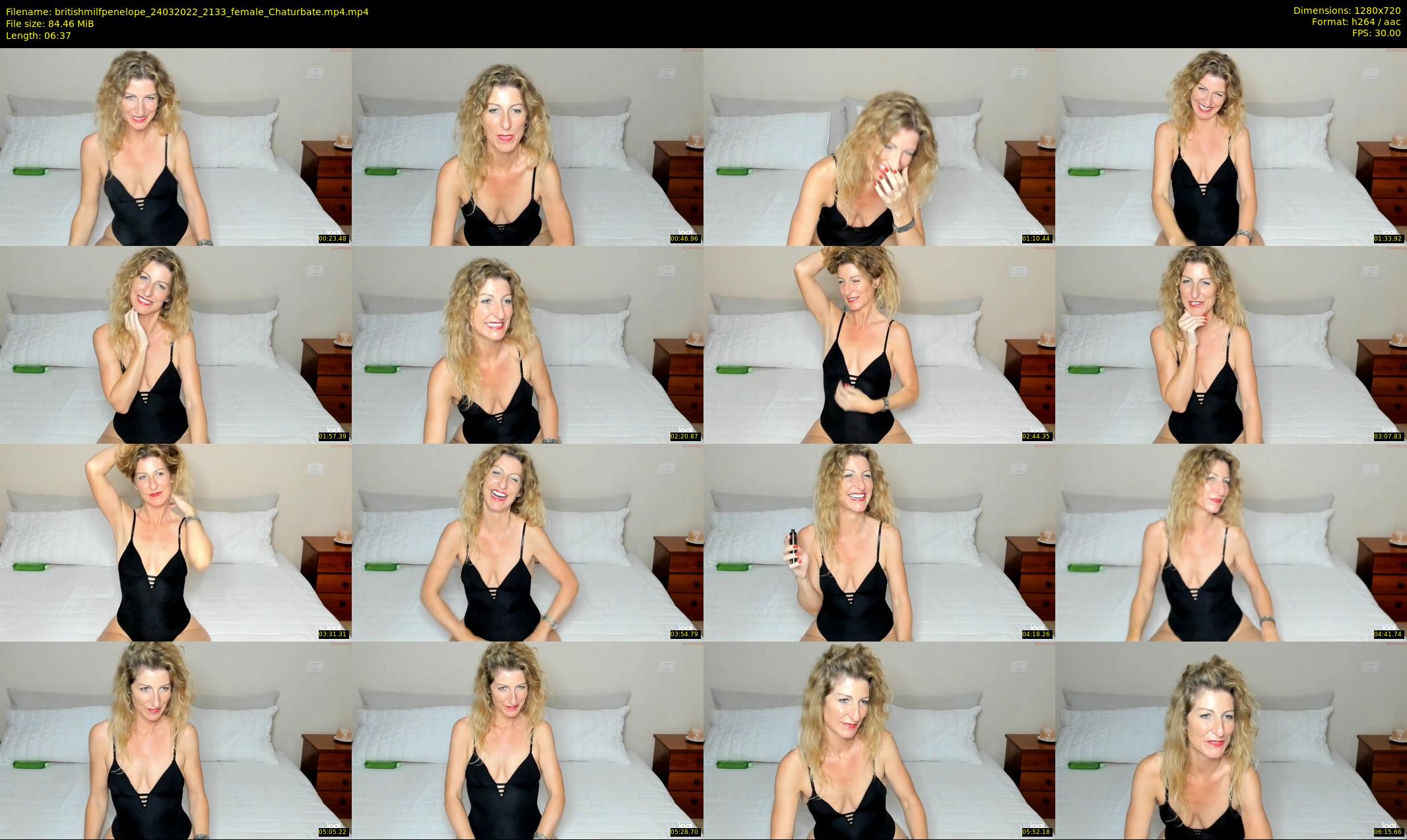 britishmilfpenelope — 7 minute Chaturbate female cam show recording, 720p, Mar 24, 2022