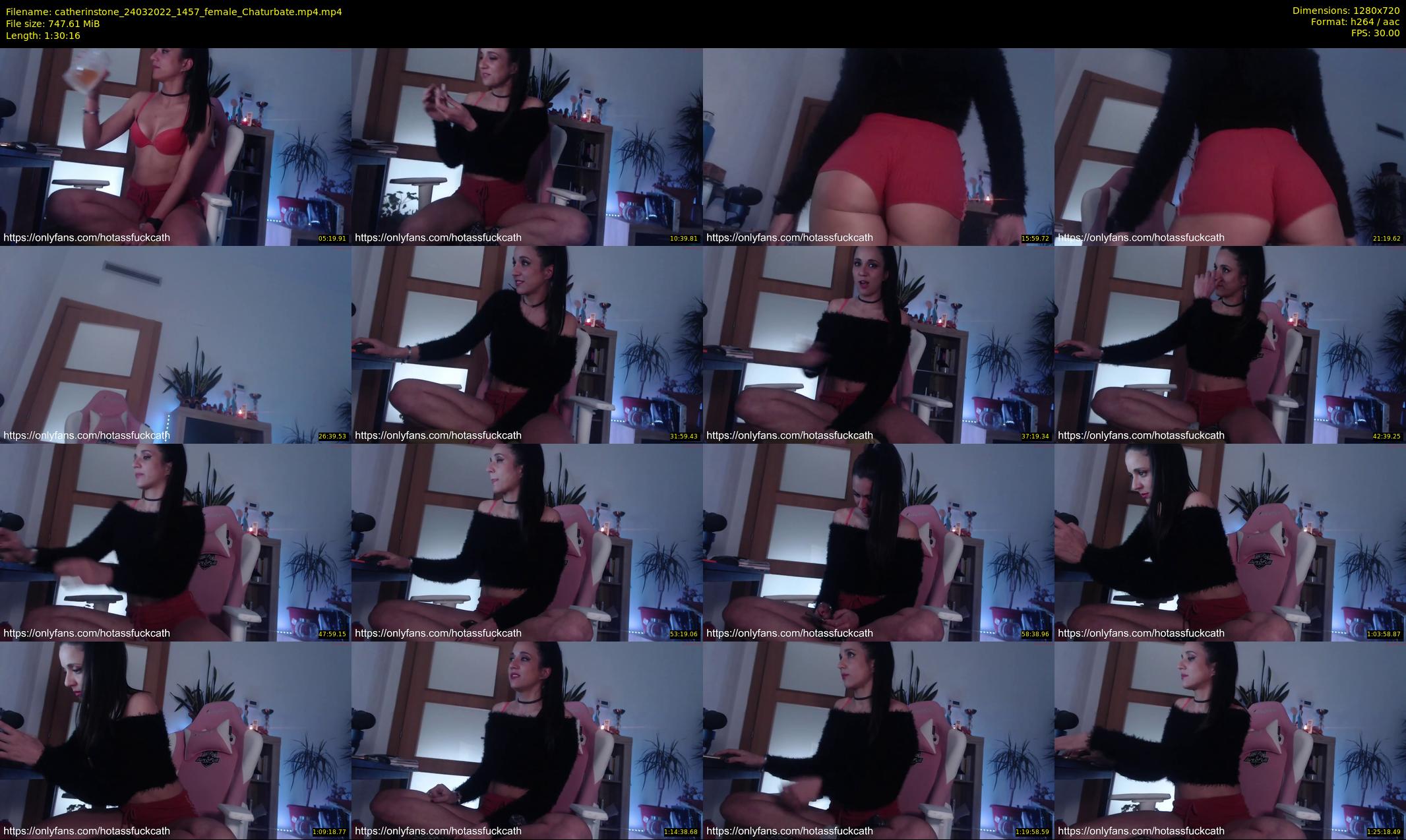 catherinstone — 91 minute Chaturbate female cam show recording, 720p, Mar 24, 2022
