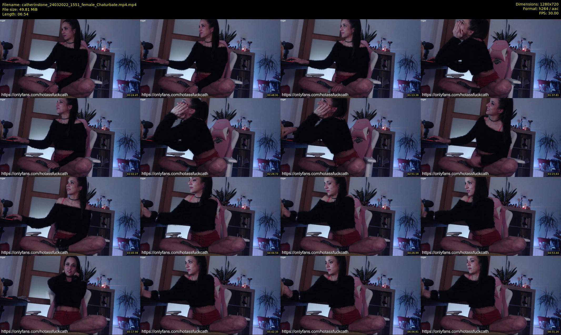 catherinstone — 7 minute Chaturbate female cam show recording, 720p, Mar 24, 2022