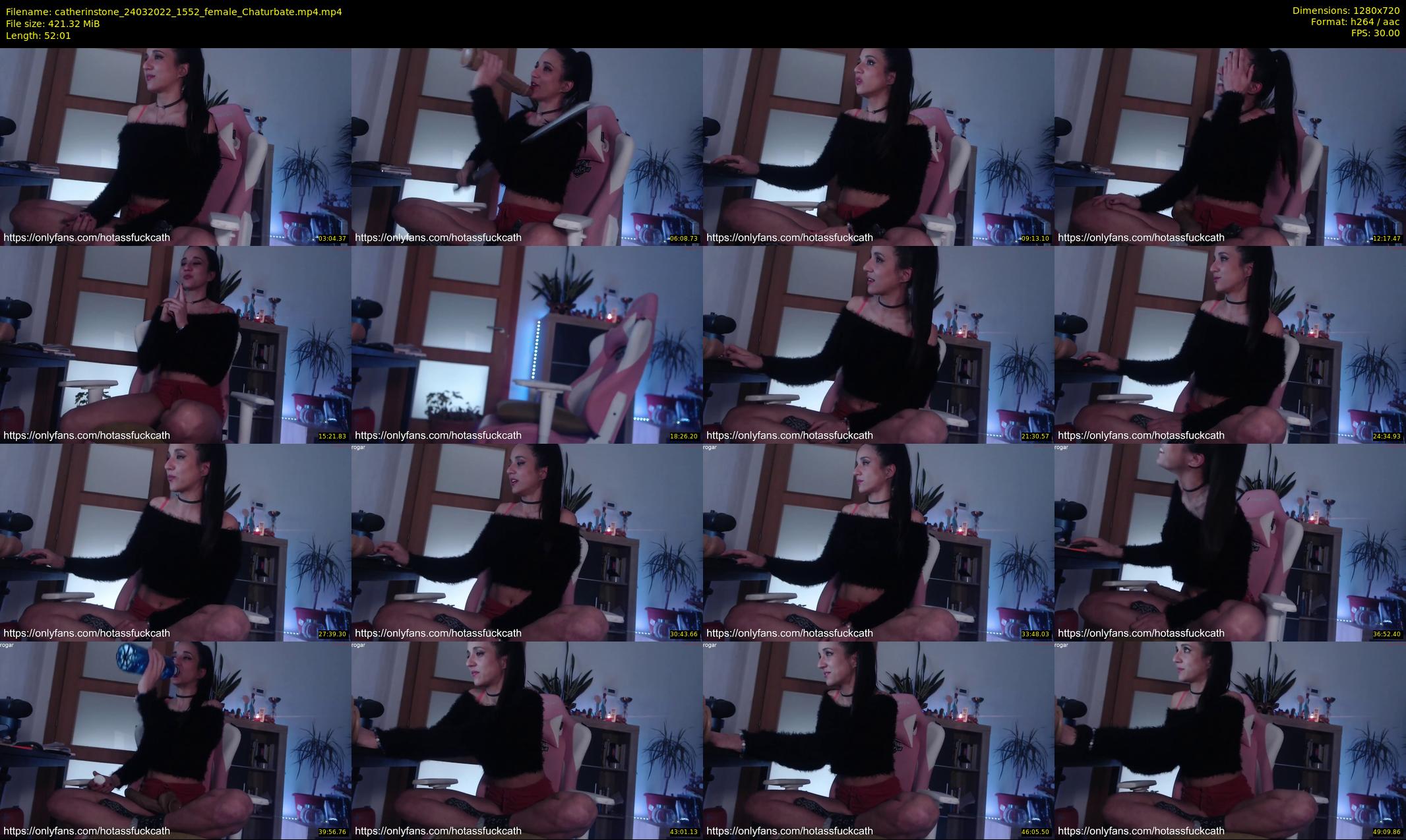 catherinstone — 53 minute Chaturbate female cam show recording, 720p, Mar 24, 2022