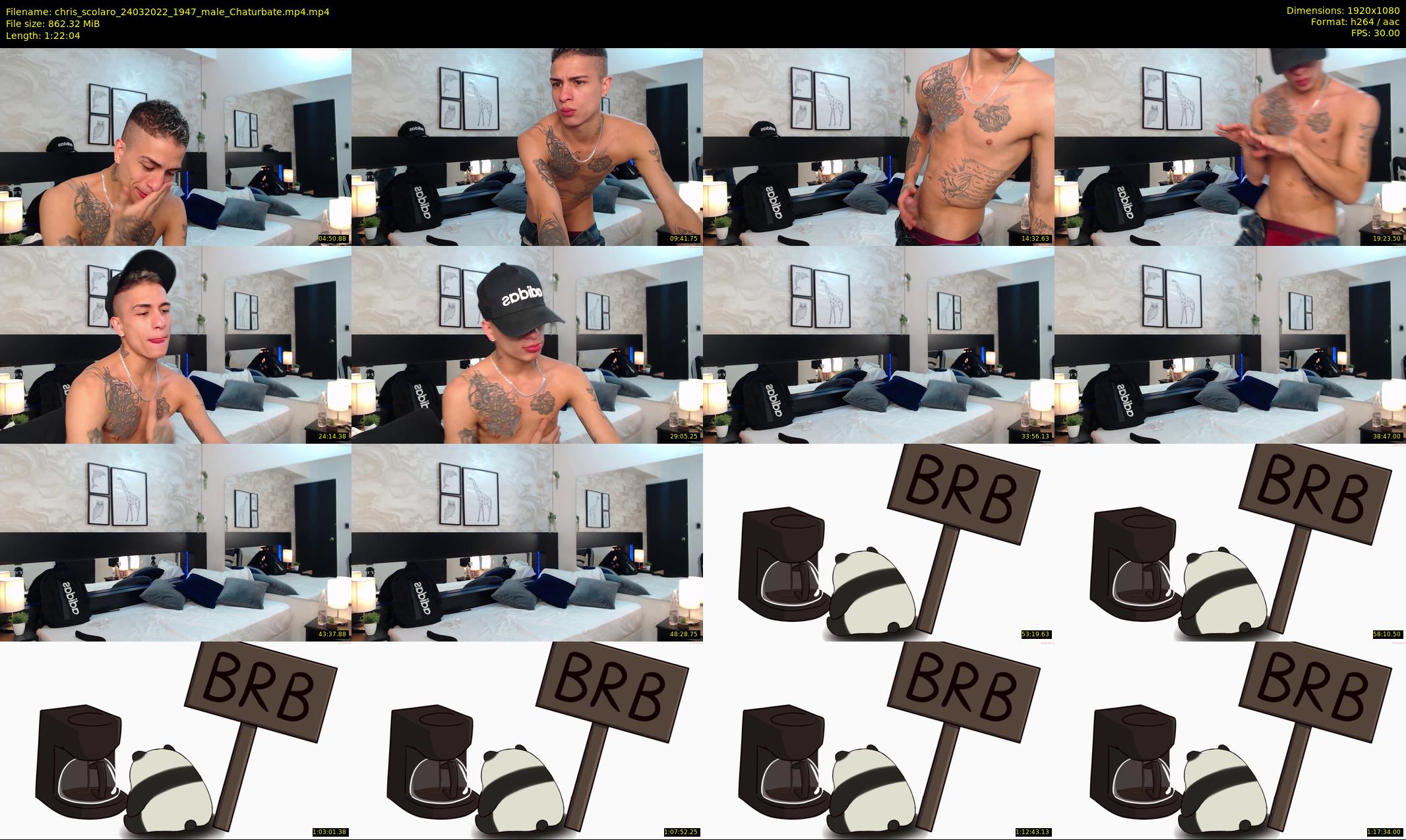 chris_scolaro — 83 minute Chaturbate male cam show recording, 1080p, Mar 24, 2022