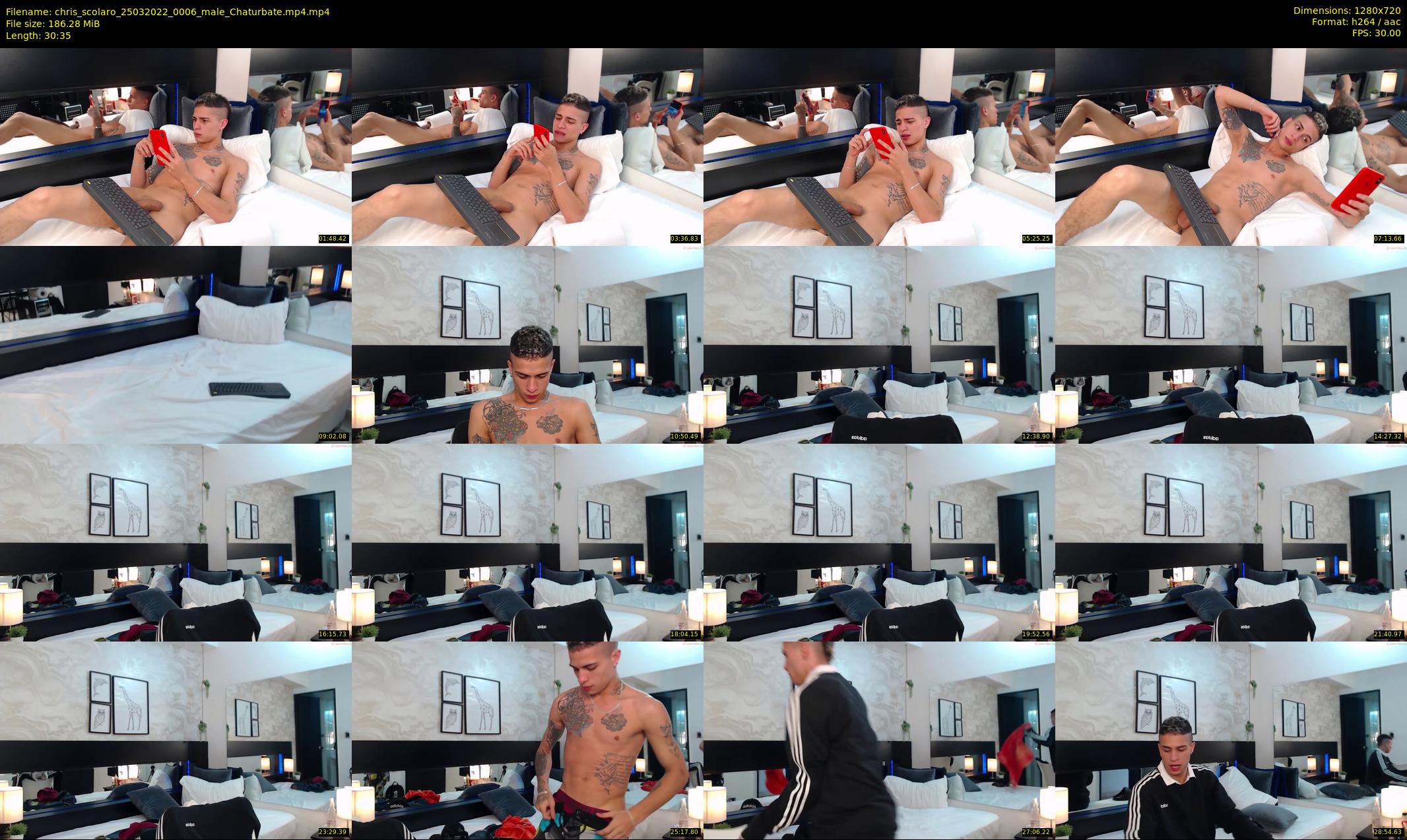 chris_scolaro — 31 minute Chaturbate male cam show recording, 720p, Mar 25, 2022