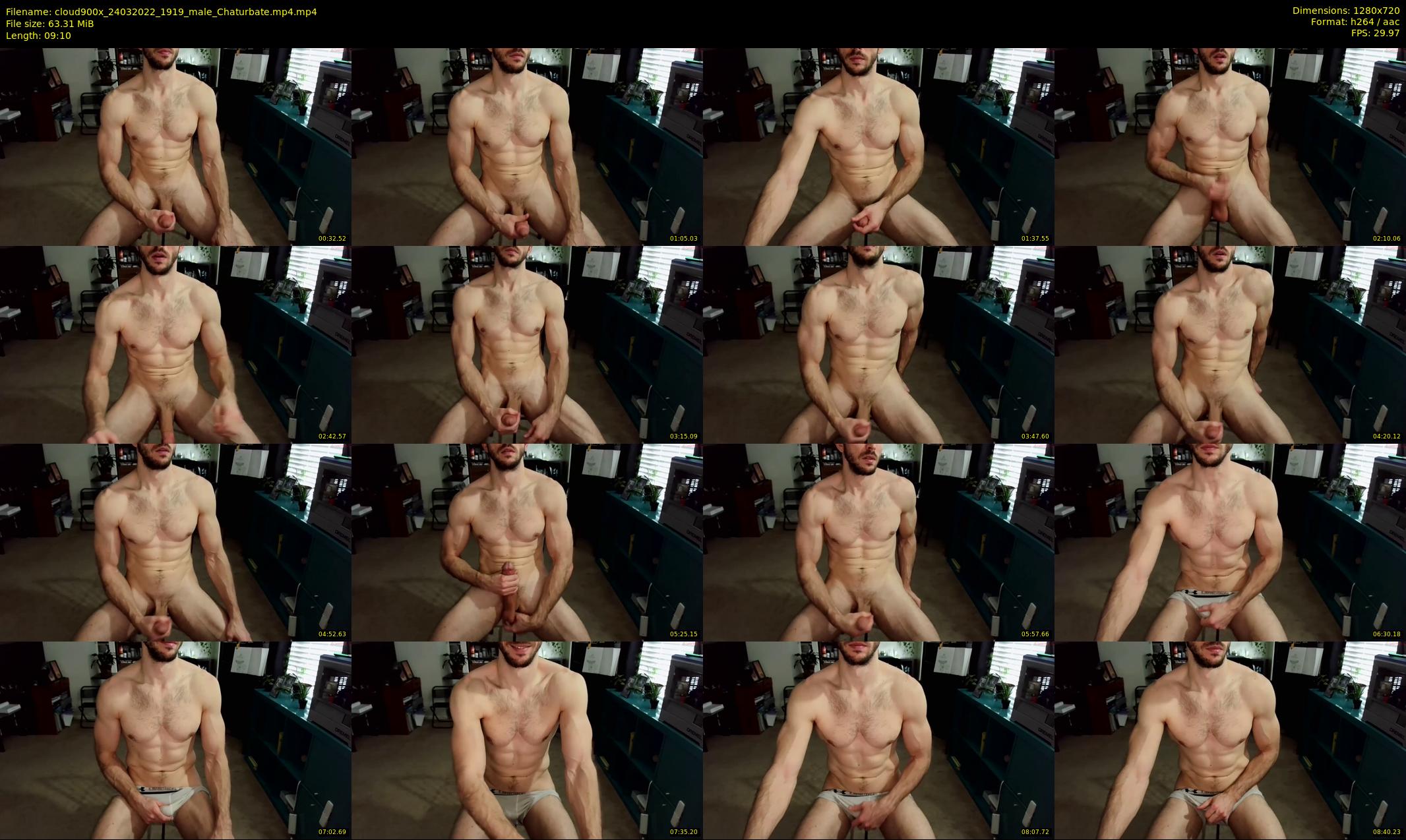 cloud900x — 10 minute Chaturbate male cam show recording, 720p, Mar 24, 2022