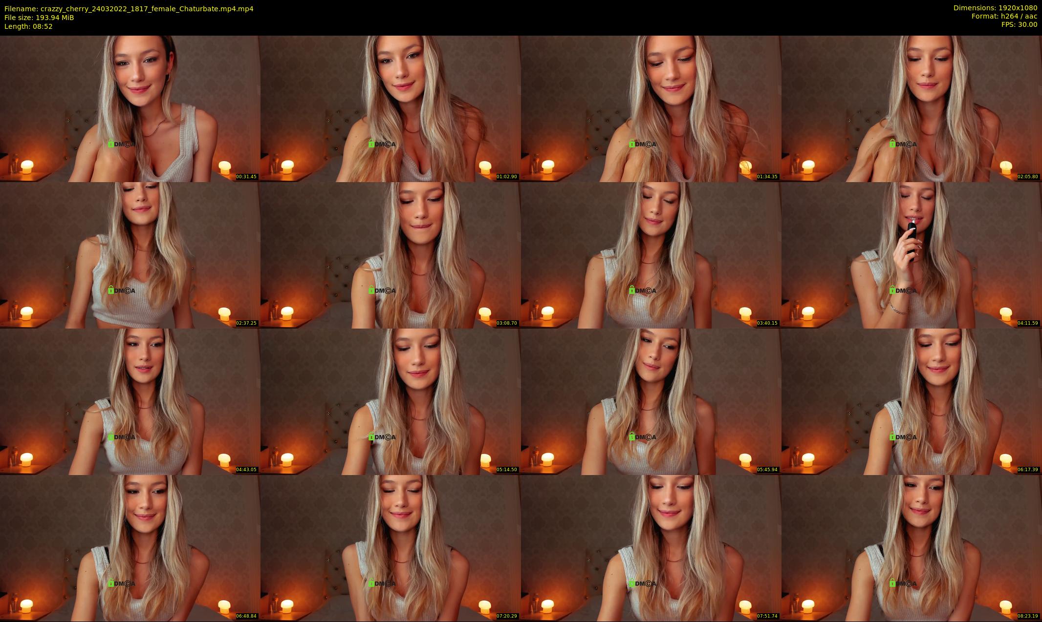 crazzy_cherry — 9 minute Chaturbate female cam show recording, 1080p, Mar 24, 2022