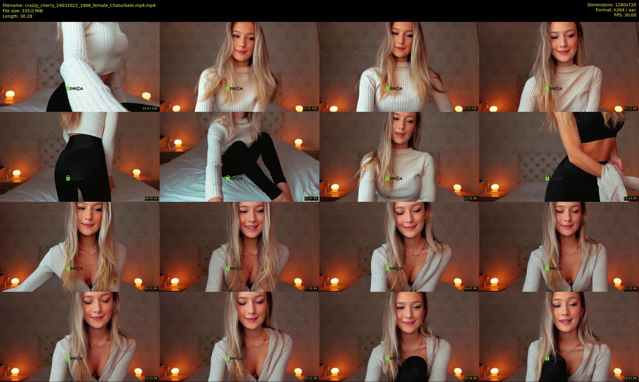crazzy_cherry — 31 minute Chaturbate female cam show recording, 720p, Mar 24, 2022