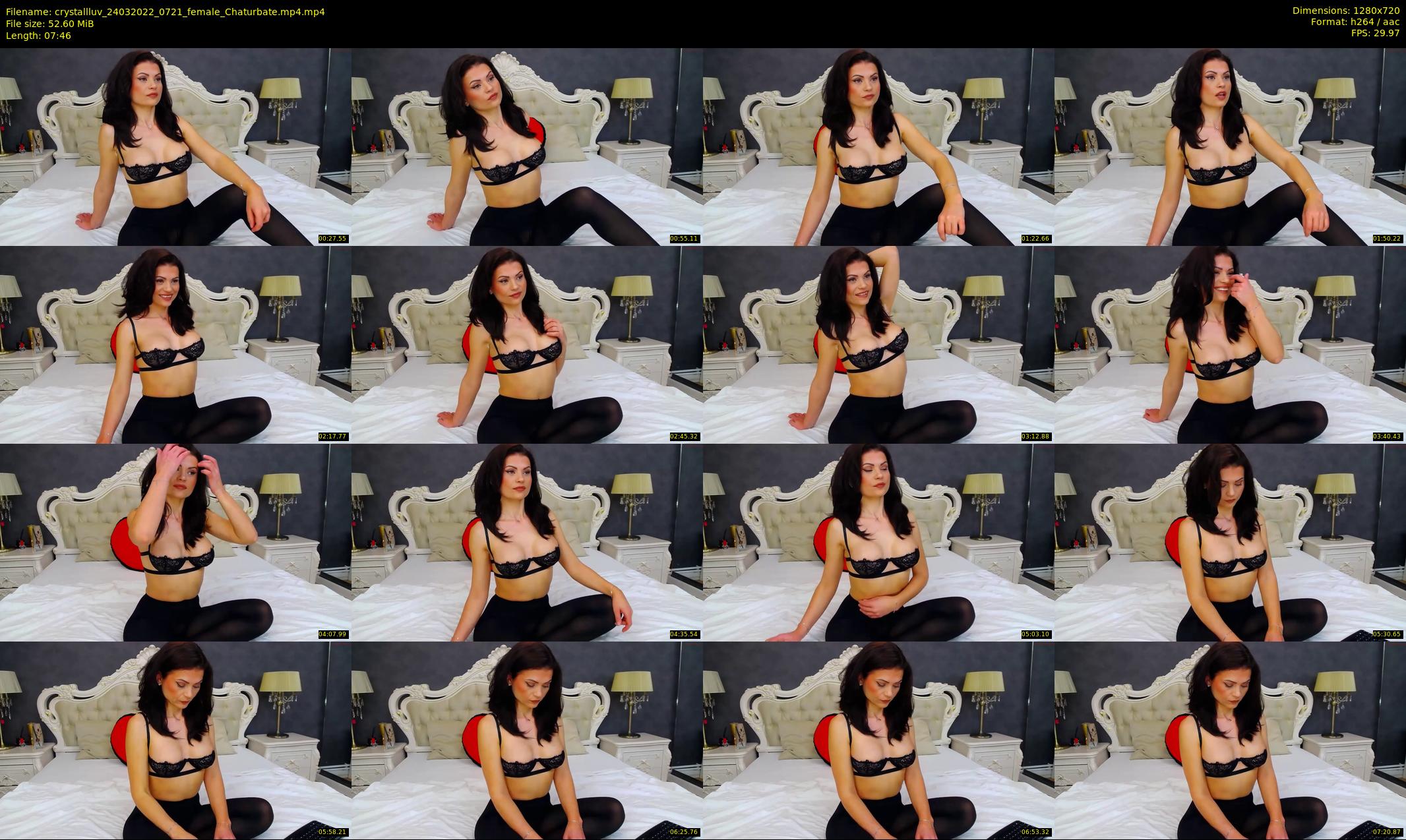 crystallluv — 8 minute Chaturbate female cam show recording, 720p, Mar 24, 2022