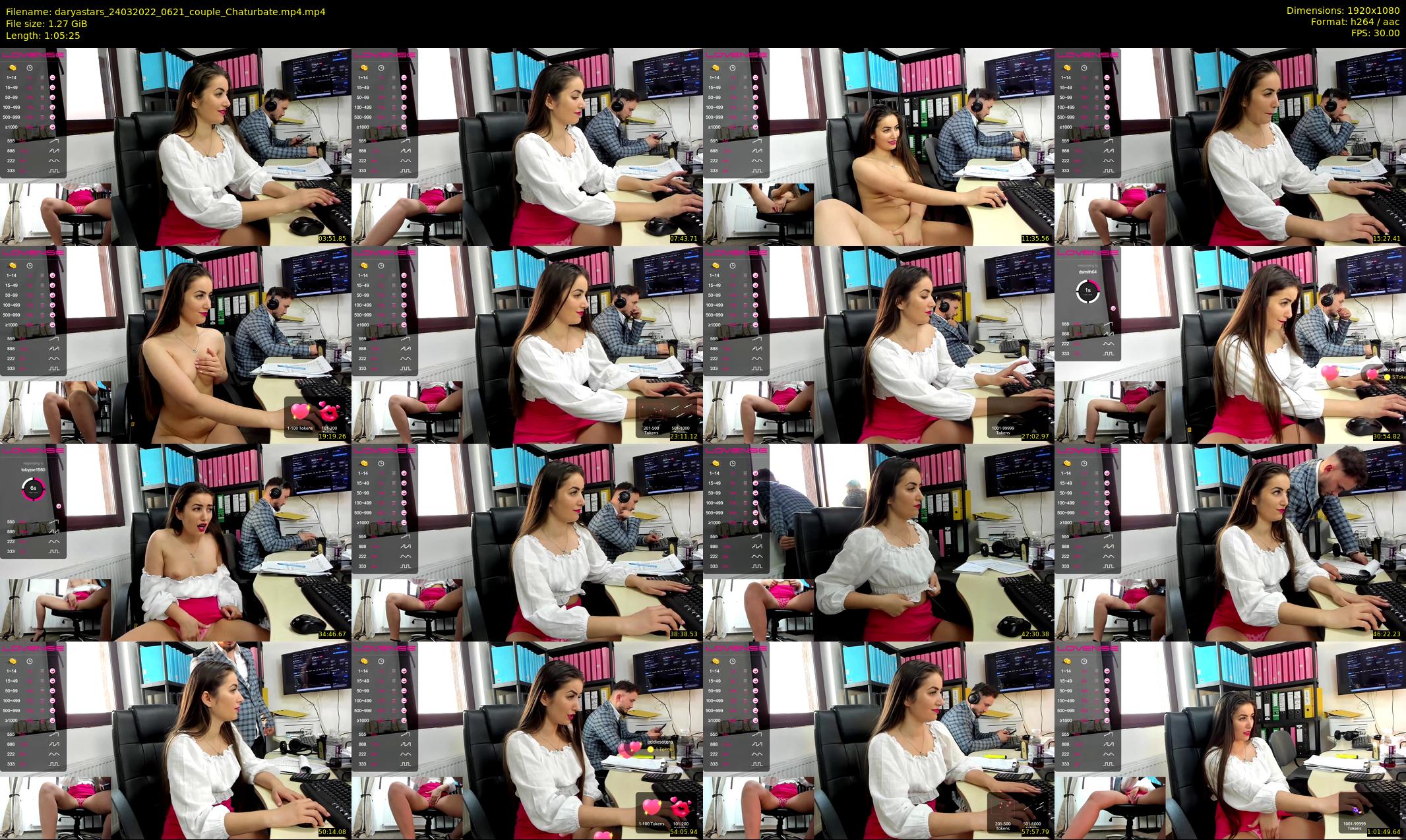 daryastars — 66 minute Chaturbate couple cam show recording, 1080p, Mar 24, 2022