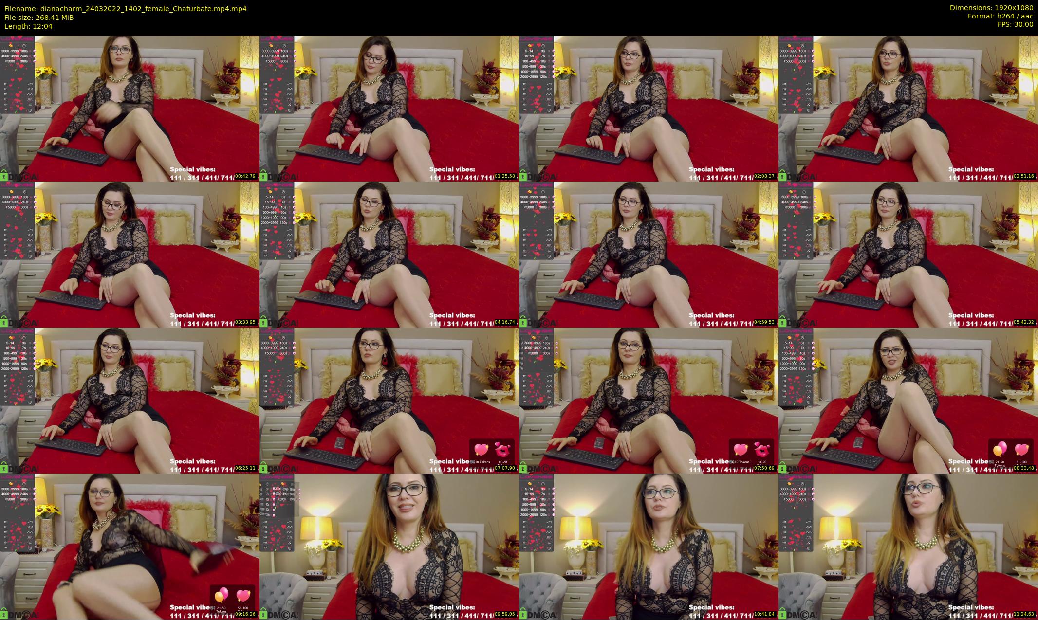 dianacharm — 13 minute Chaturbate female cam show recording, 1080p, Mar 24, 2022