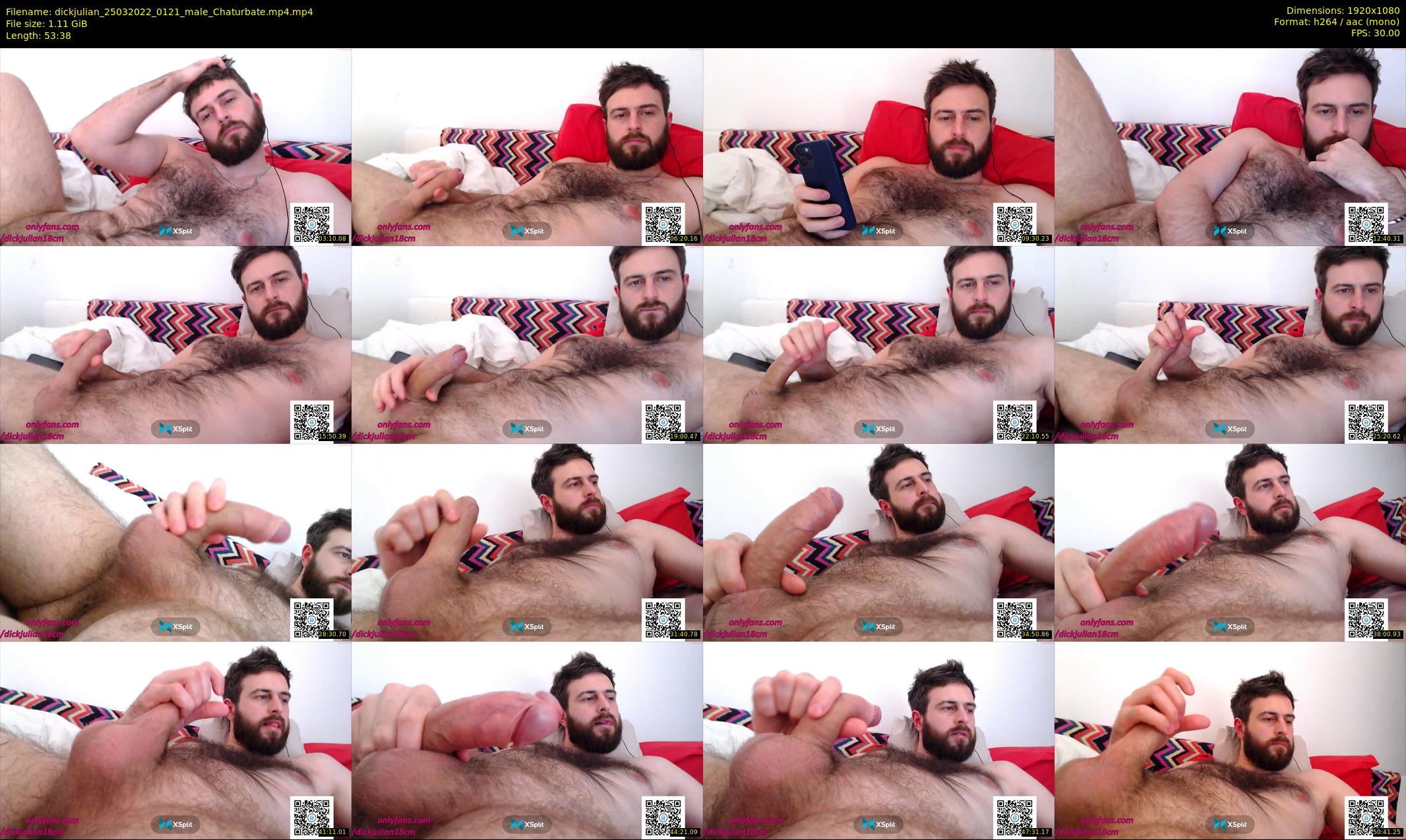dickjulian — 54 minute Chaturbate male cam show recording, 1080p, Mar 25, 2022