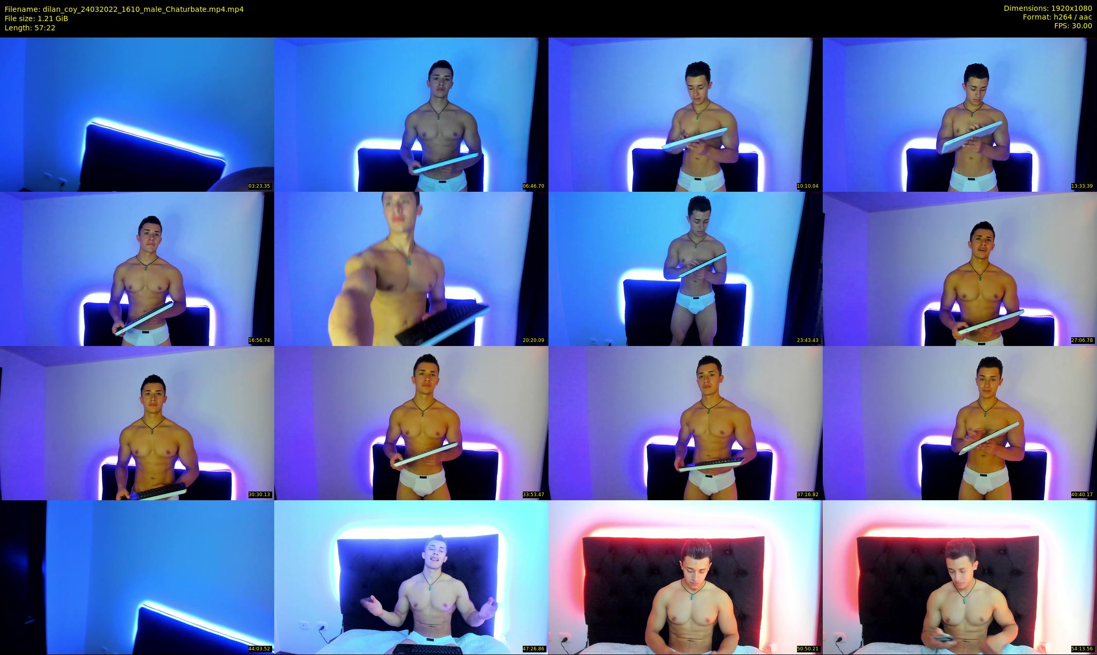 dilan_coy — 58 minute Chaturbate male cam show recording, 1080p, Mar 24, 2022