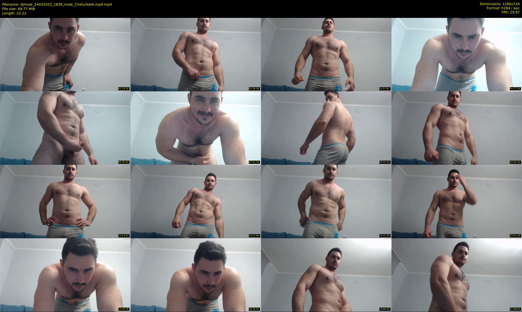 djmute — 23 minute Chaturbate male cam show recording, 720p, Mar 24, 2022
