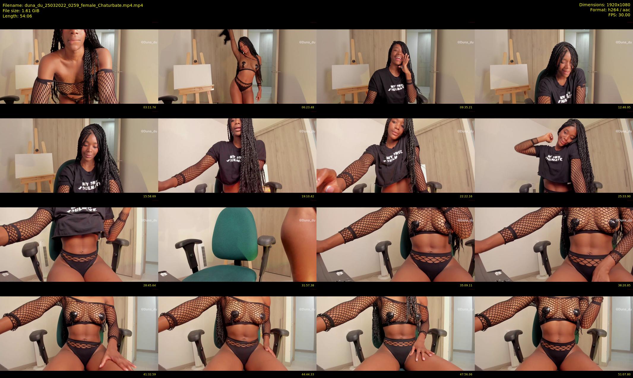 duna_du — 55 minute Chaturbate female cam show recording, 1080p, Mar 25, 2022