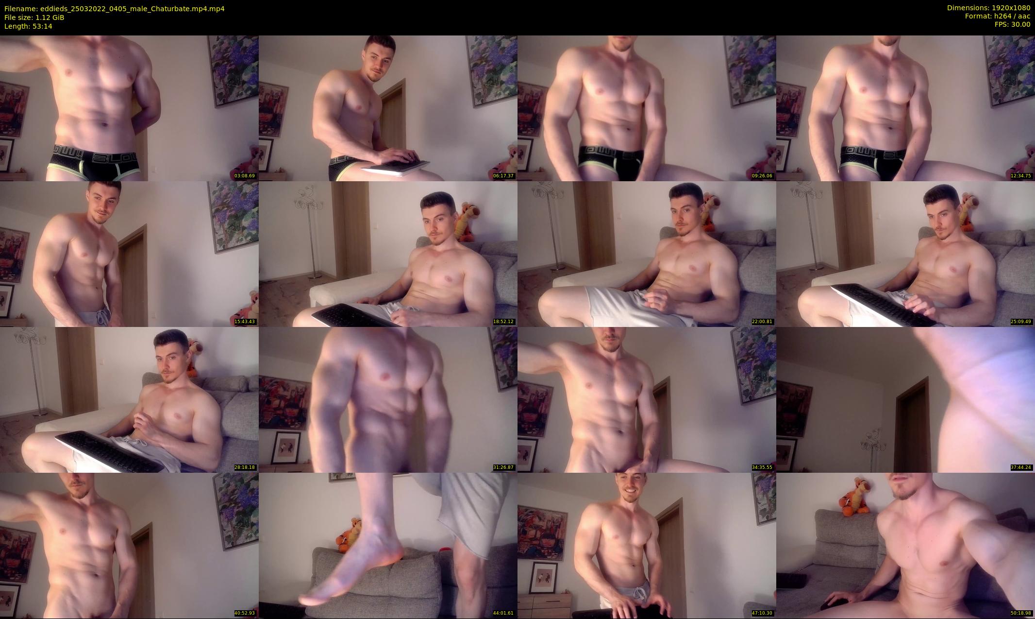 eddieds — 54 minute Chaturbate male cam show recording, 1080p, Mar 25, 2022