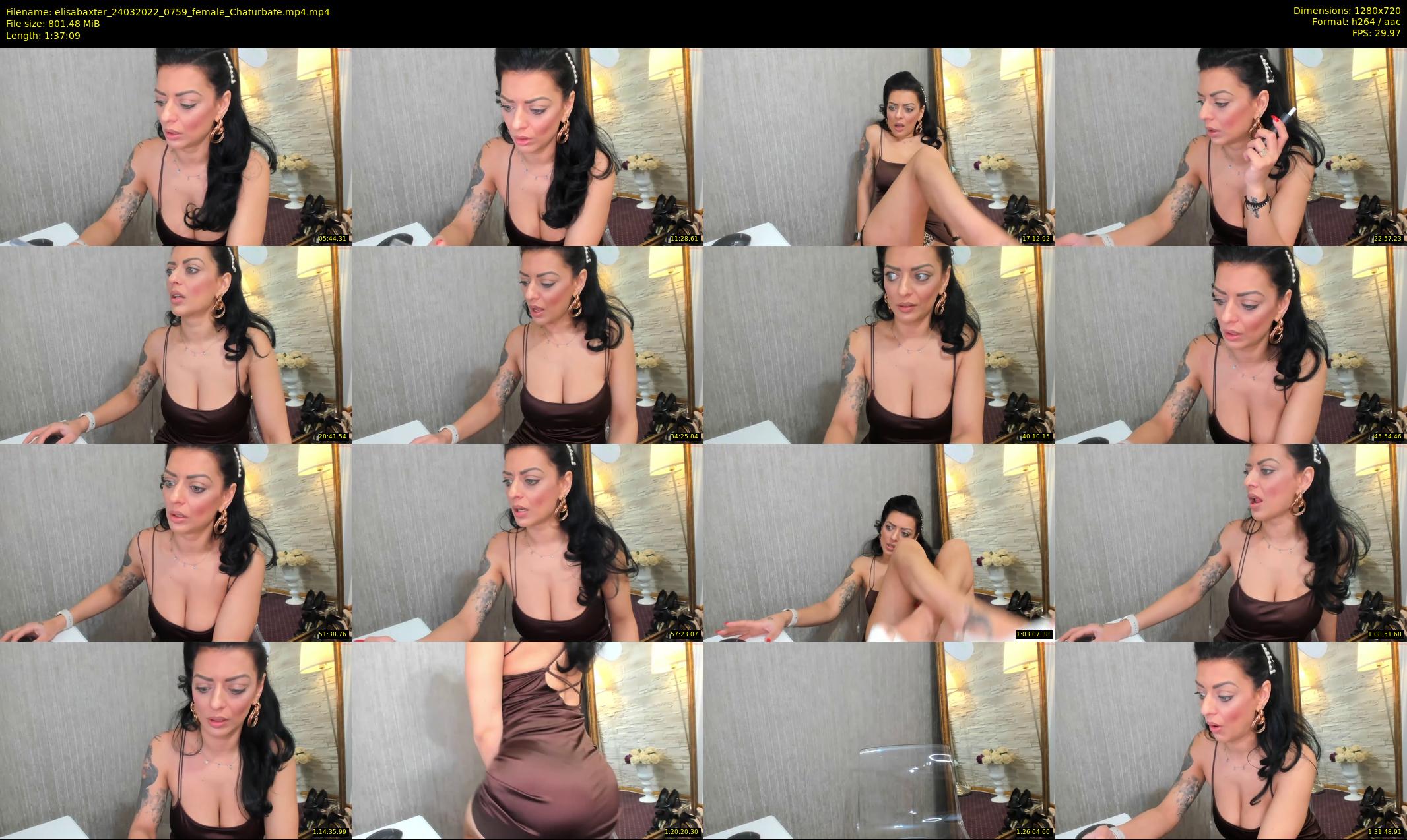 elisabaxter — 98 minute Chaturbate female cam show recording, 720p, Mar 24, 2022