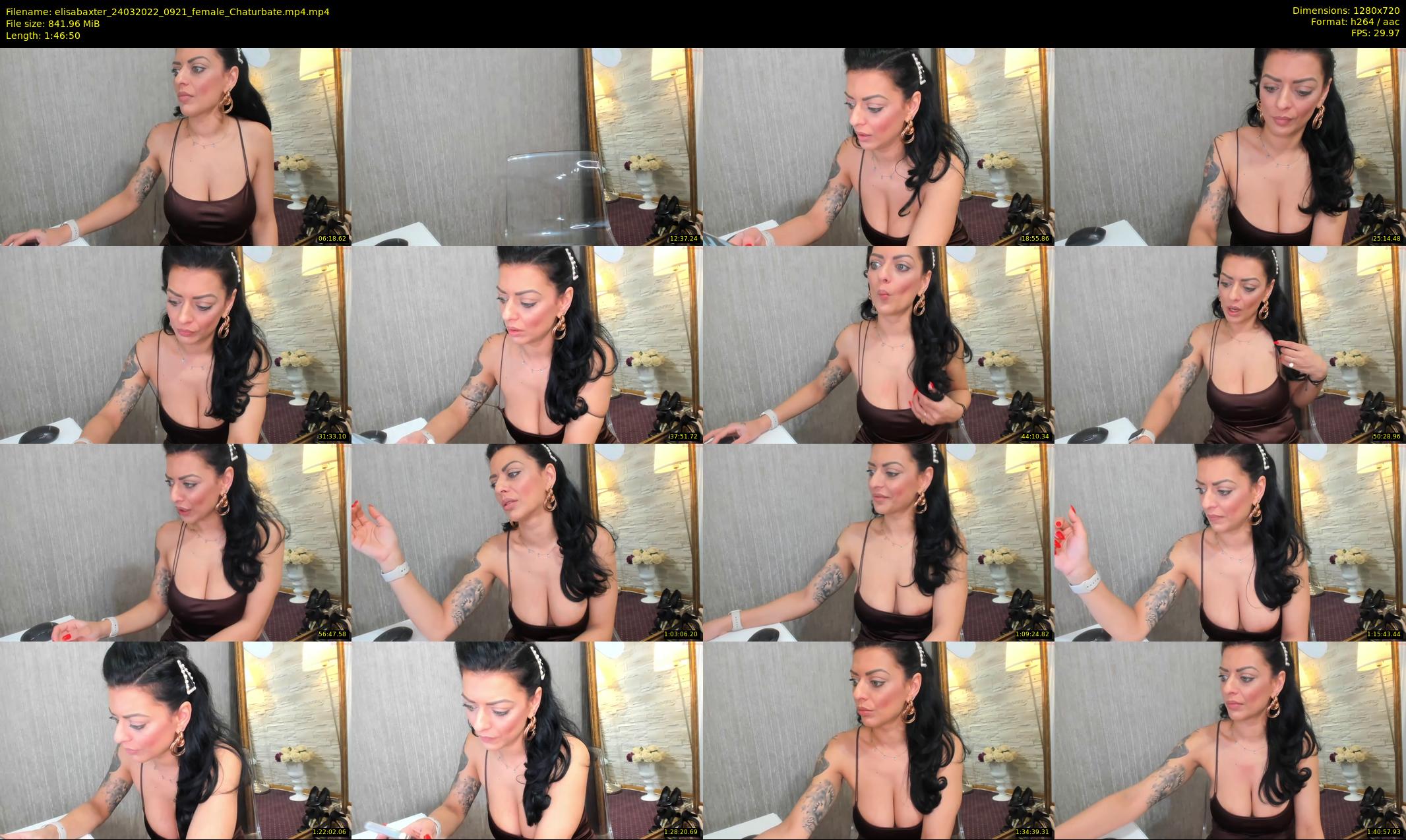 elisabaxter — 107 minute Chaturbate female cam show recording, 720p, Mar 24, 2022