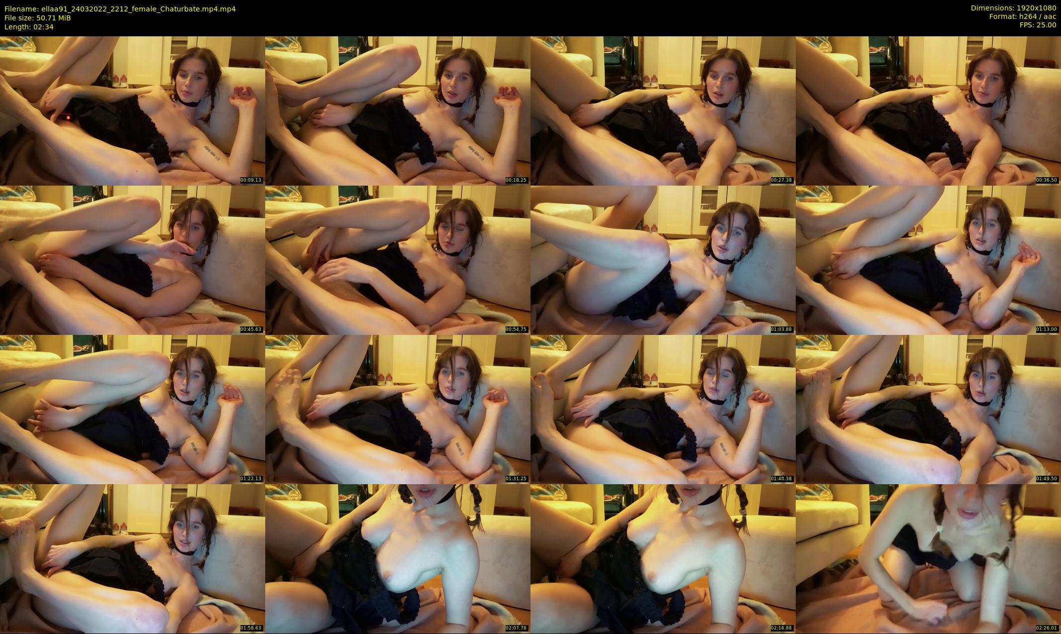 ellaa91 — 3 minute Chaturbate female cam show recording, 1080p, Mar 24, 2022