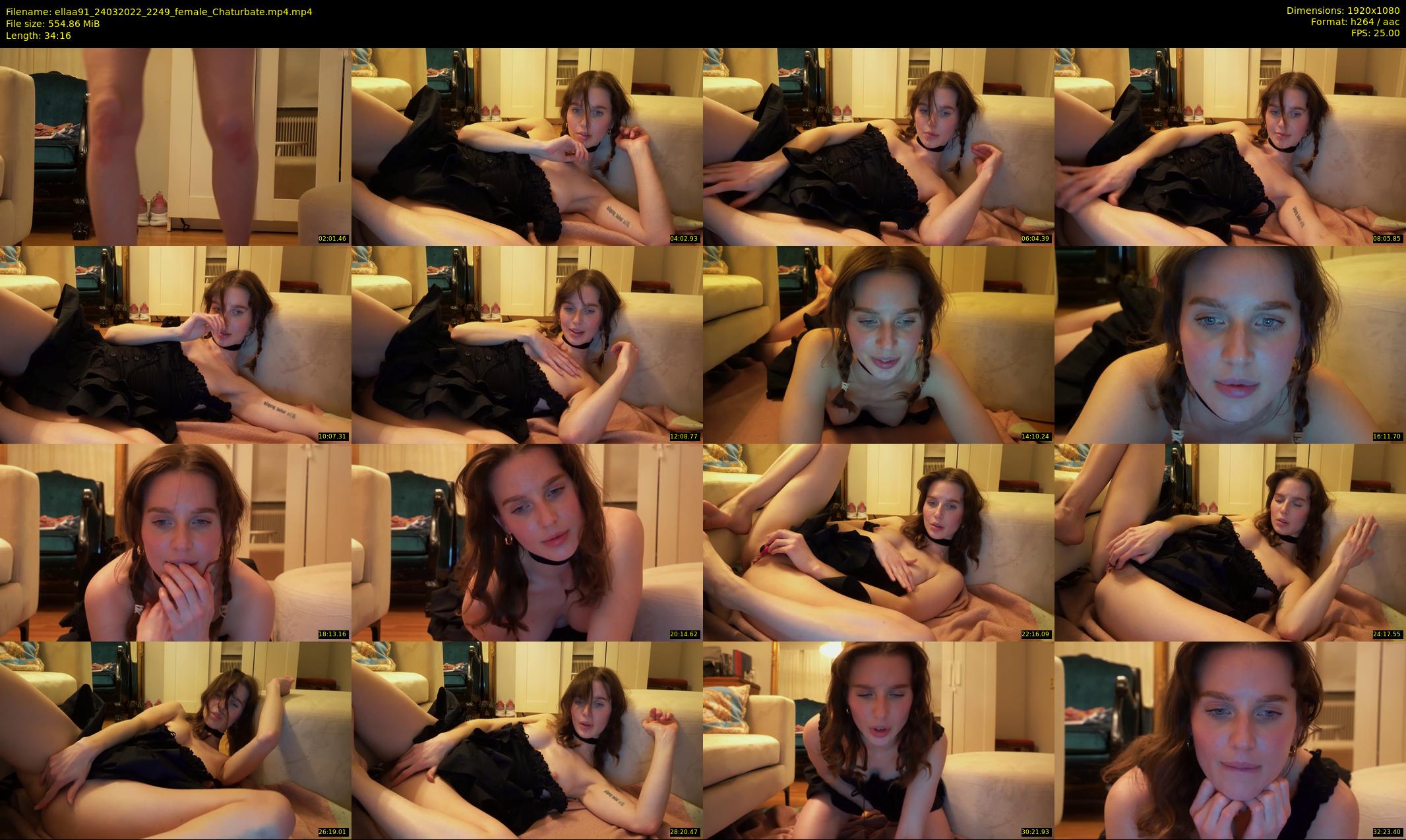 ellaa91 — 35 minute Chaturbate female cam show recording, 1080p, Mar 24, 2022