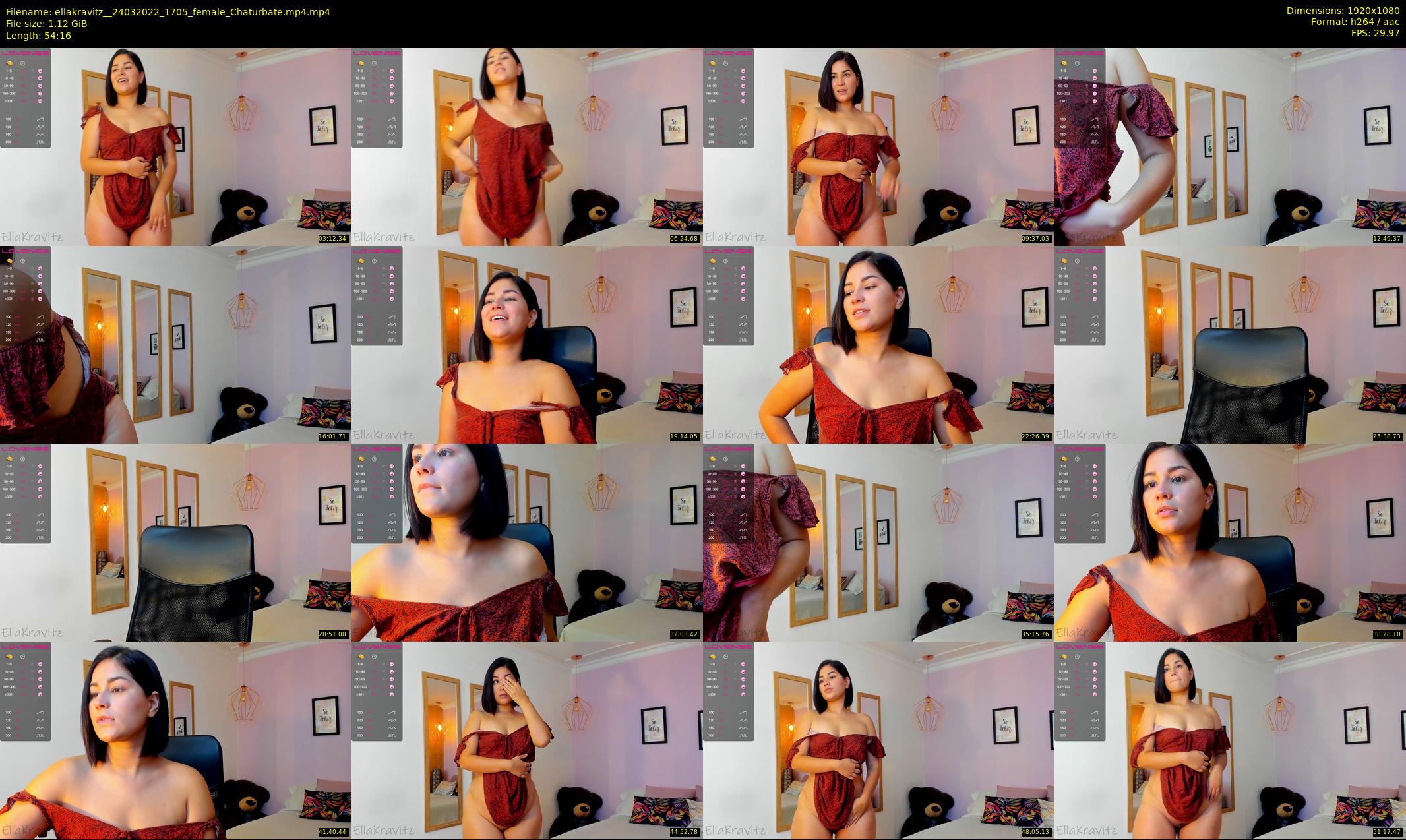 ellakravitz_ — 55 minute Chaturbate female cam show recording, 1080p, Mar 24, 2022