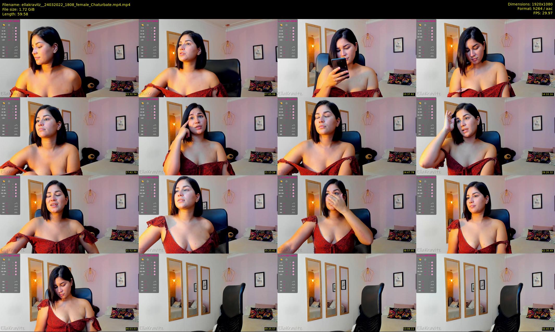 ellakravitz_ — 60 minute Chaturbate female cam show recording, 1080p, Mar 24, 2022