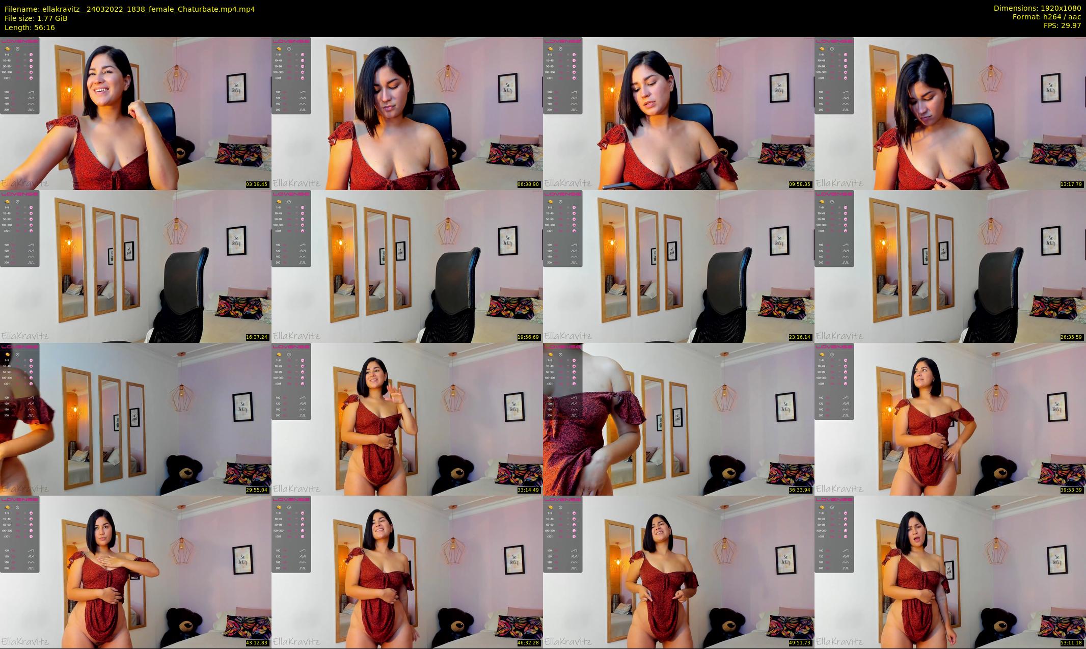 ellakravitz_ — 57 minute Chaturbate female cam show recording, 1080p, Mar 24, 2022