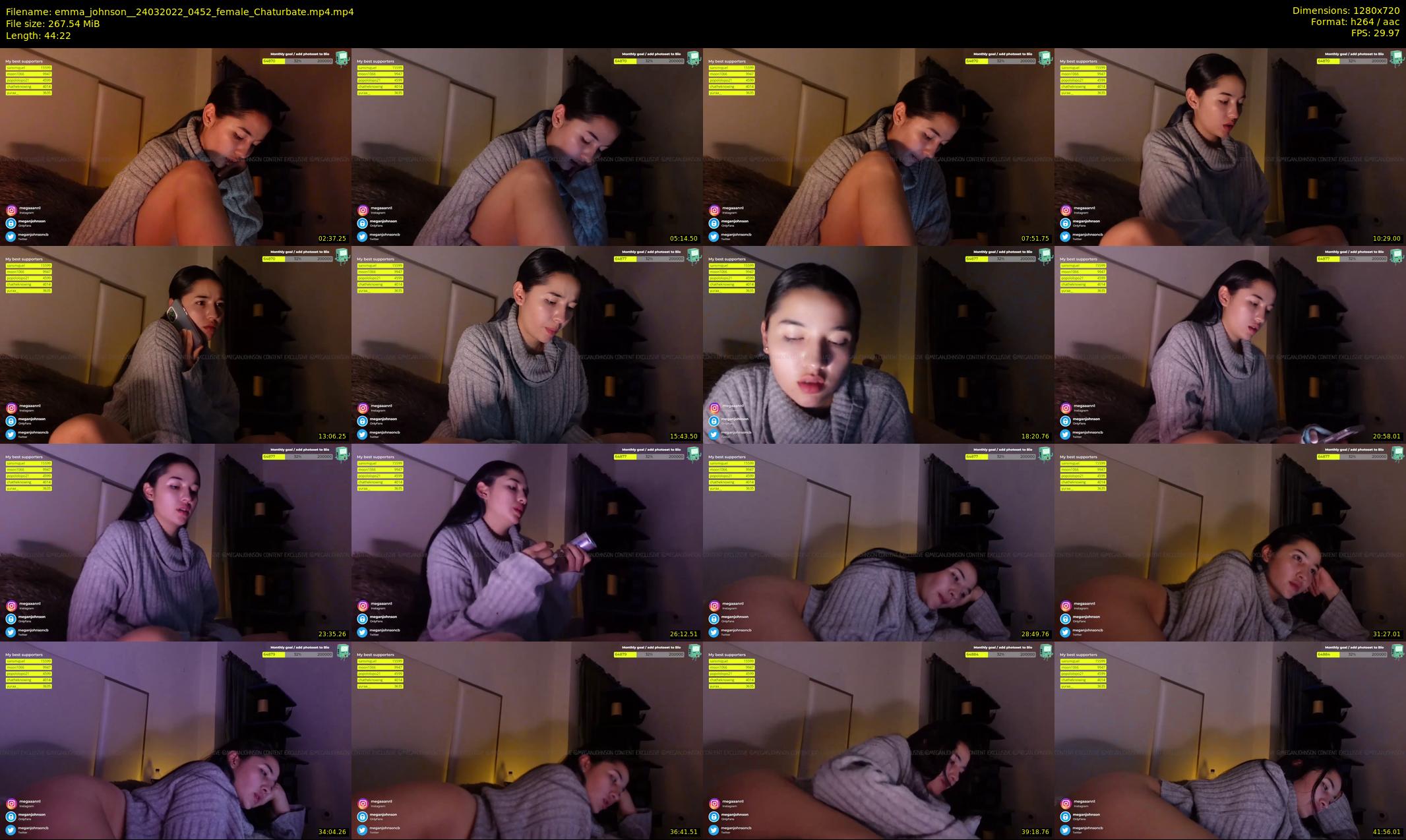 emma_johnson_ — 45 minute Chaturbate female cam show recording, 720p, Mar 24, 2022