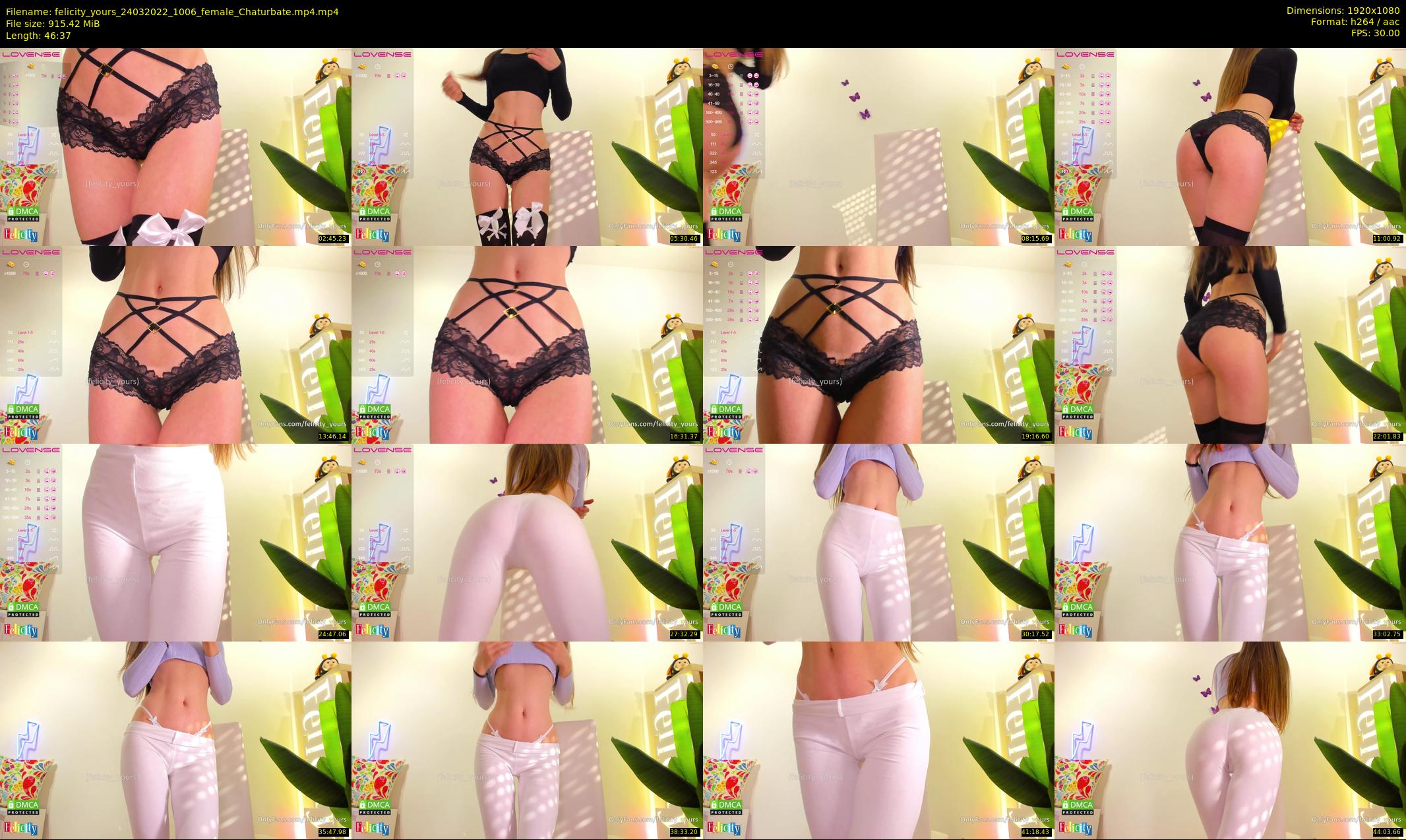 felicity_yours — 47 minute Chaturbate female cam show recording, 1080p, Mar 24, 2022