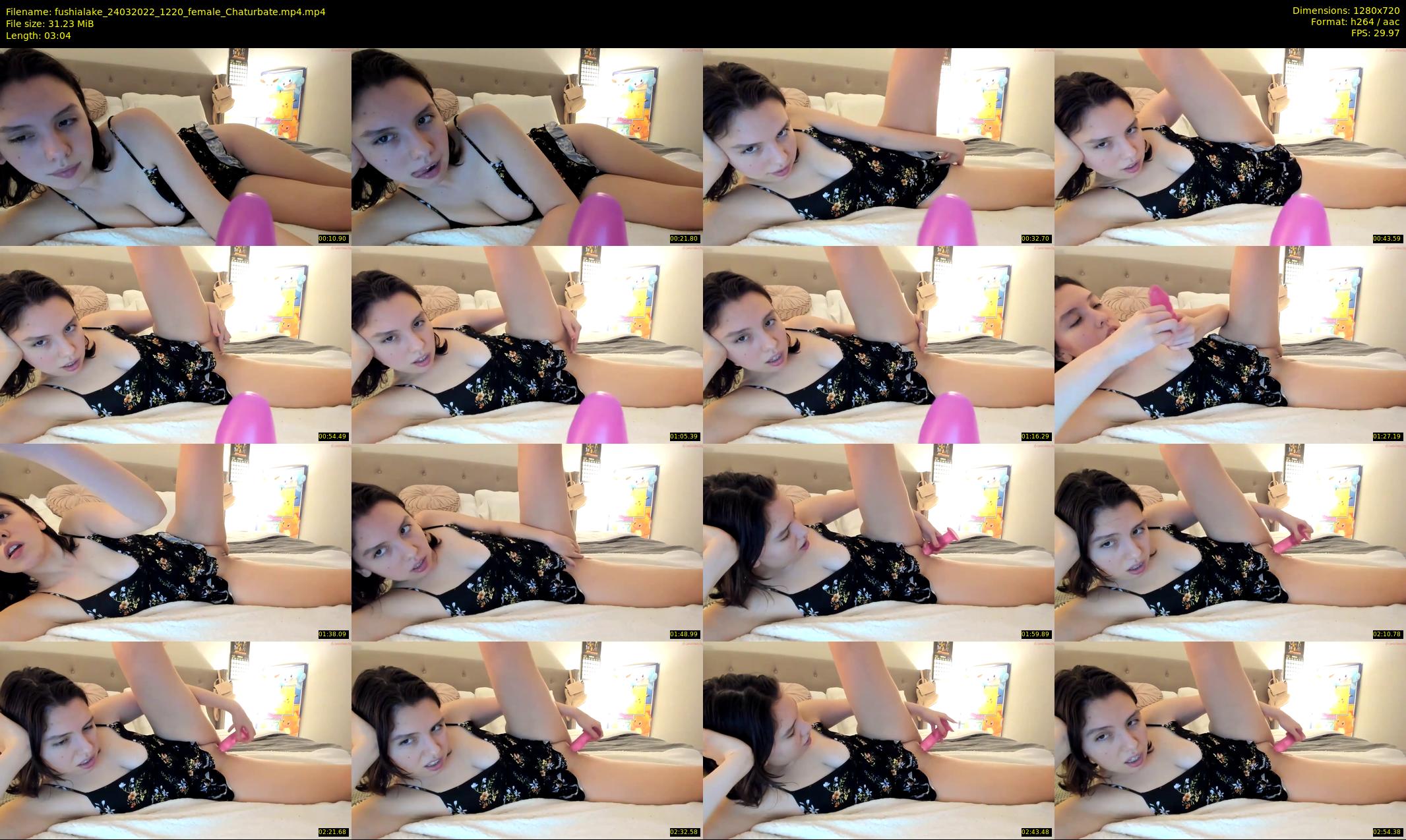 fushialake — 4 minute Chaturbate female cam show recording, 720p, Mar 24, 2022