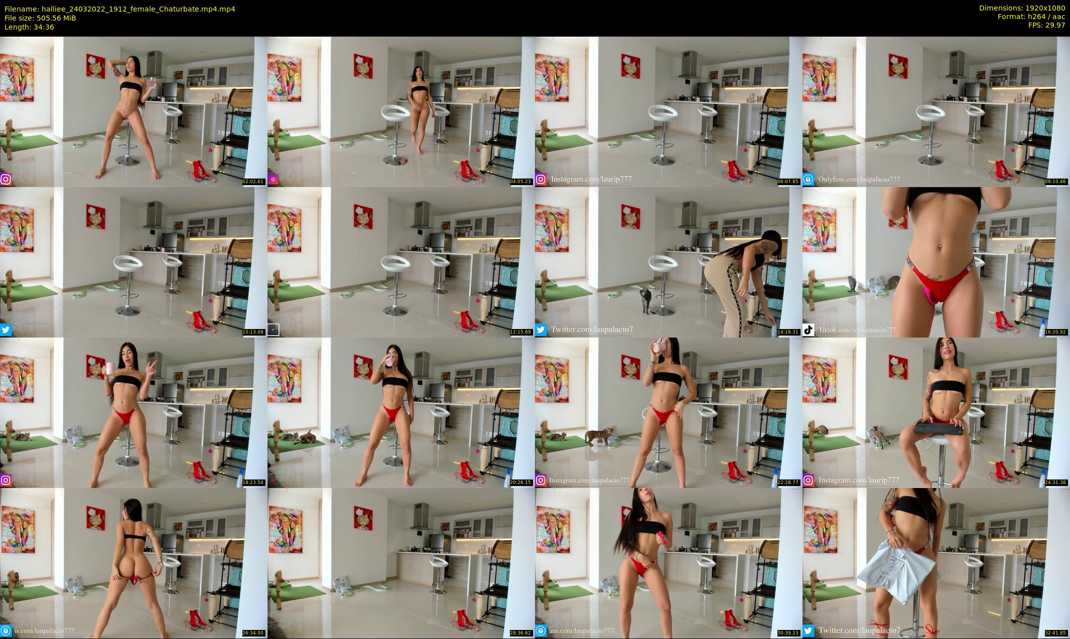 halliee — 35 minute Chaturbate couple cam show recording, 1080p, Mar 24, 2022