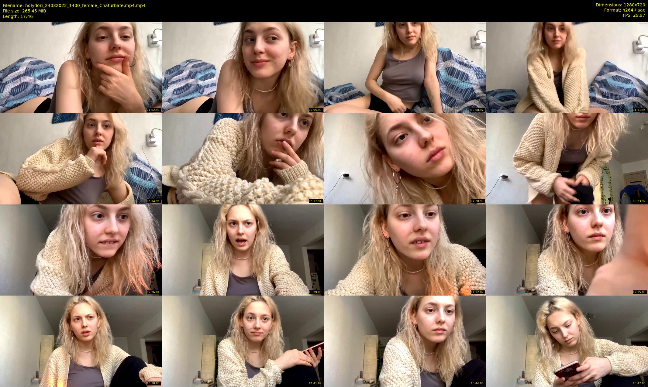 holydori — 18 minute Chaturbate female cam show recording, 720p, Mar 24, 2022