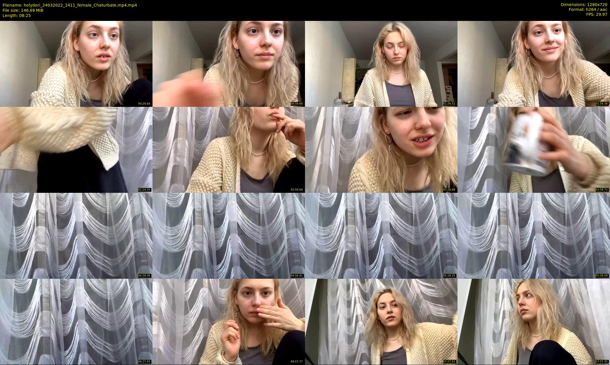 holydori — 9 minute Chaturbate female cam show recording, 720p, Mar 24, 2022