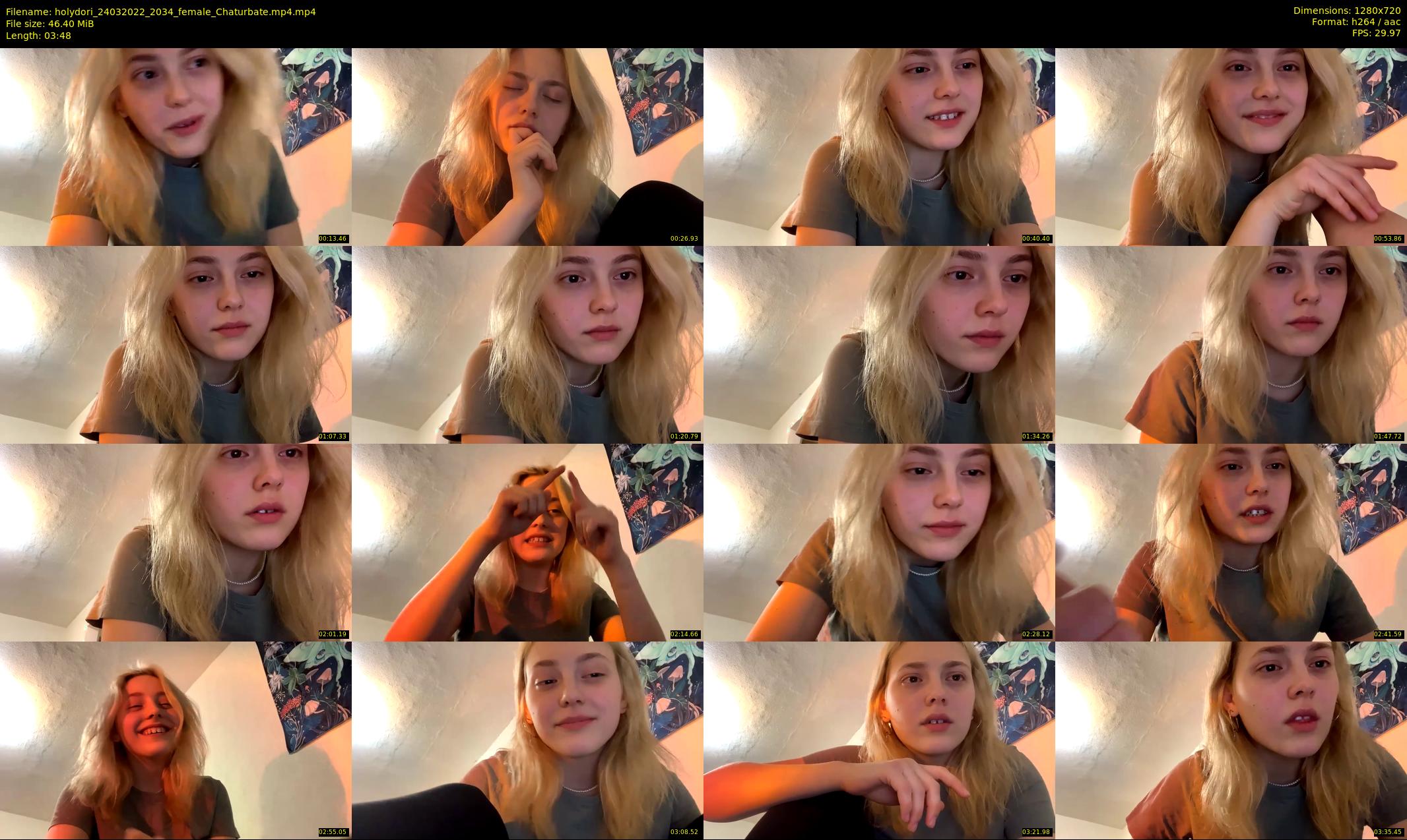 holydori — 4 minute Chaturbate female cam show recording, 720p, Mar 24, 2022