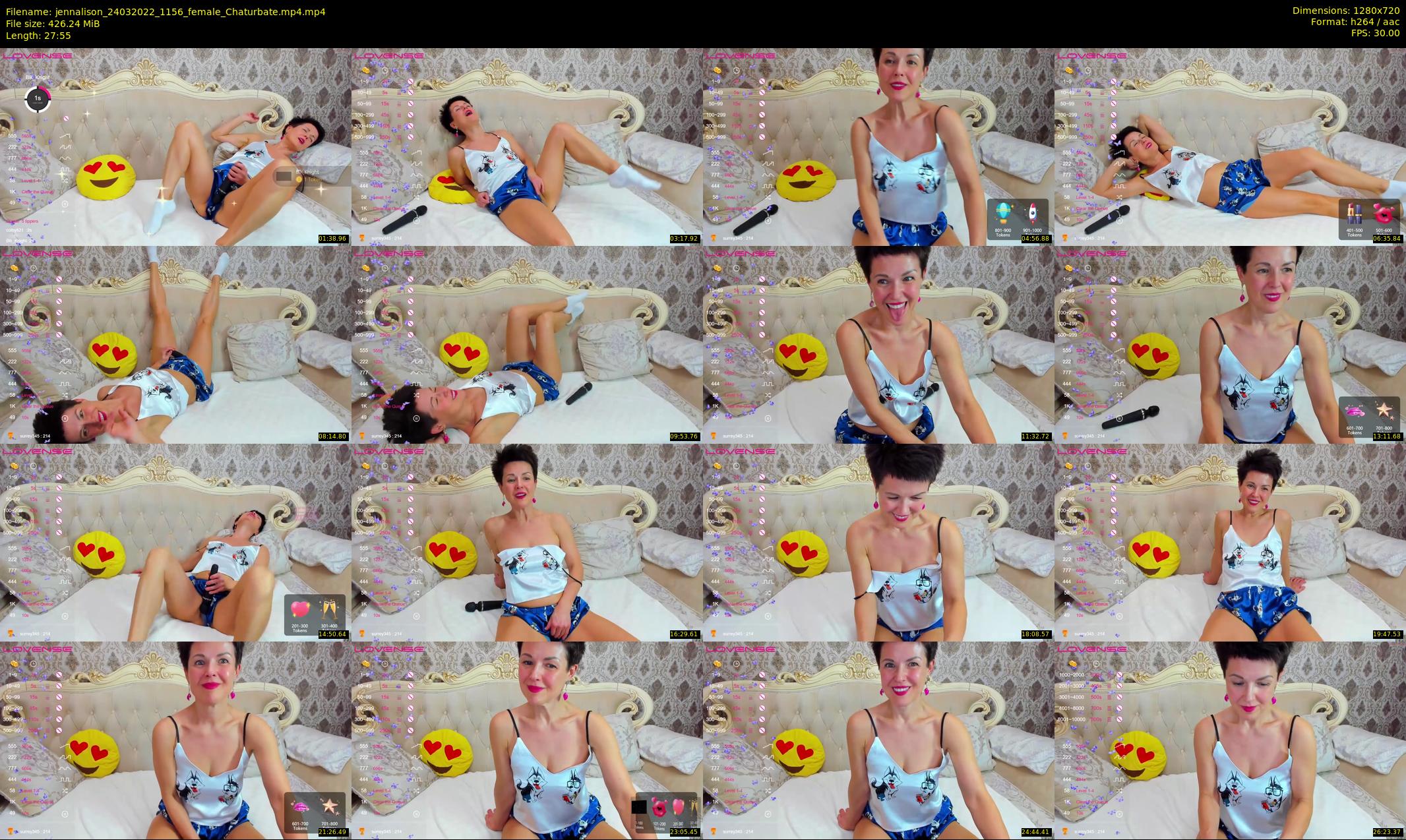 jennalison — 28 minute Chaturbate female cam show recording, 720p, Mar 24, 2022