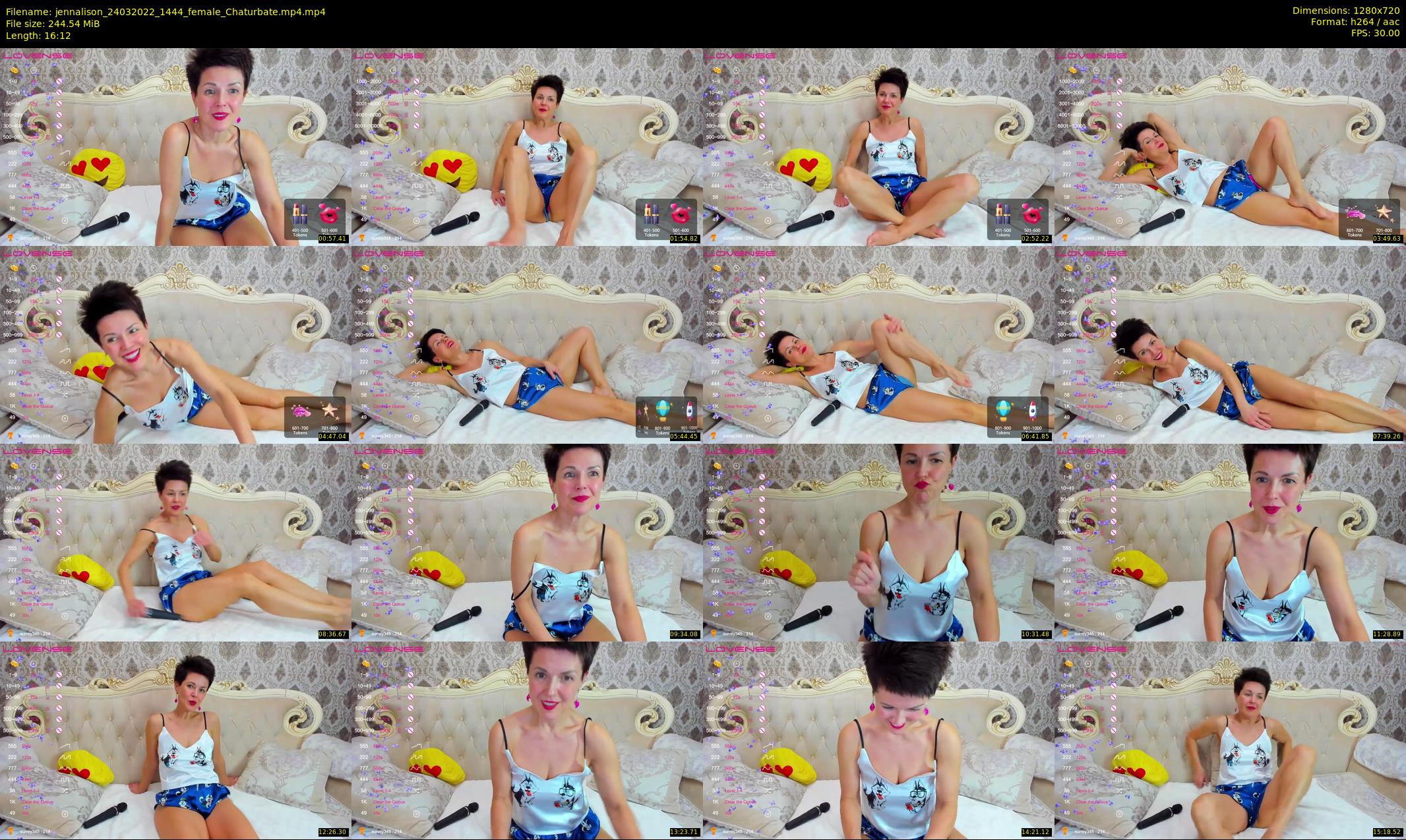 jennalison — 17 minute Chaturbate female cam show recording, 720p, Mar 24, 2022