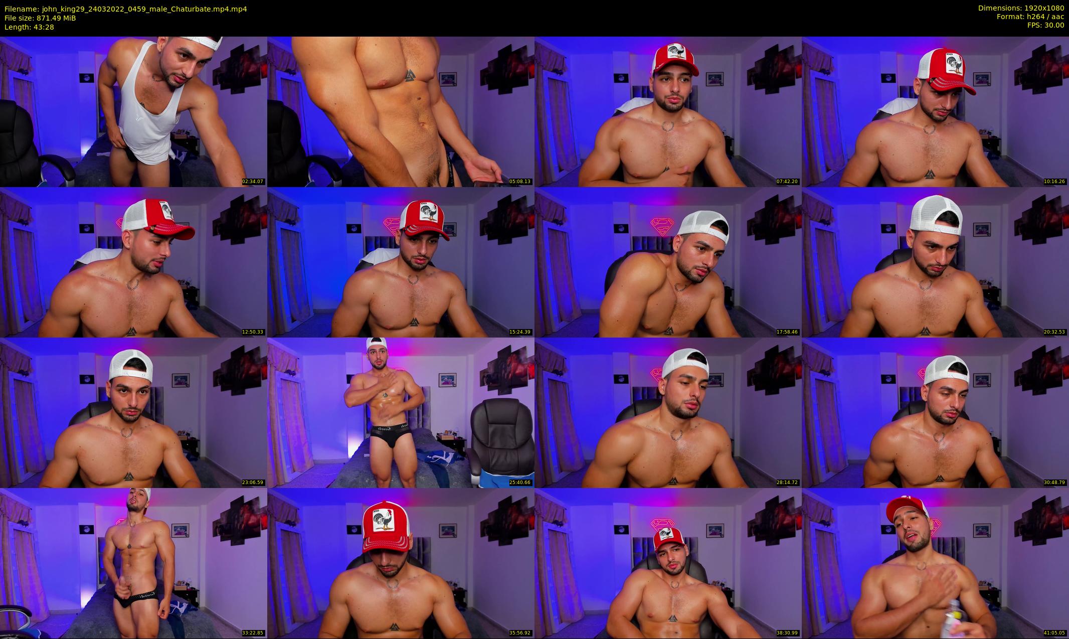 john_king29 — 44 minute Chaturbate male cam show recording, 1080p, Mar 24, 2022