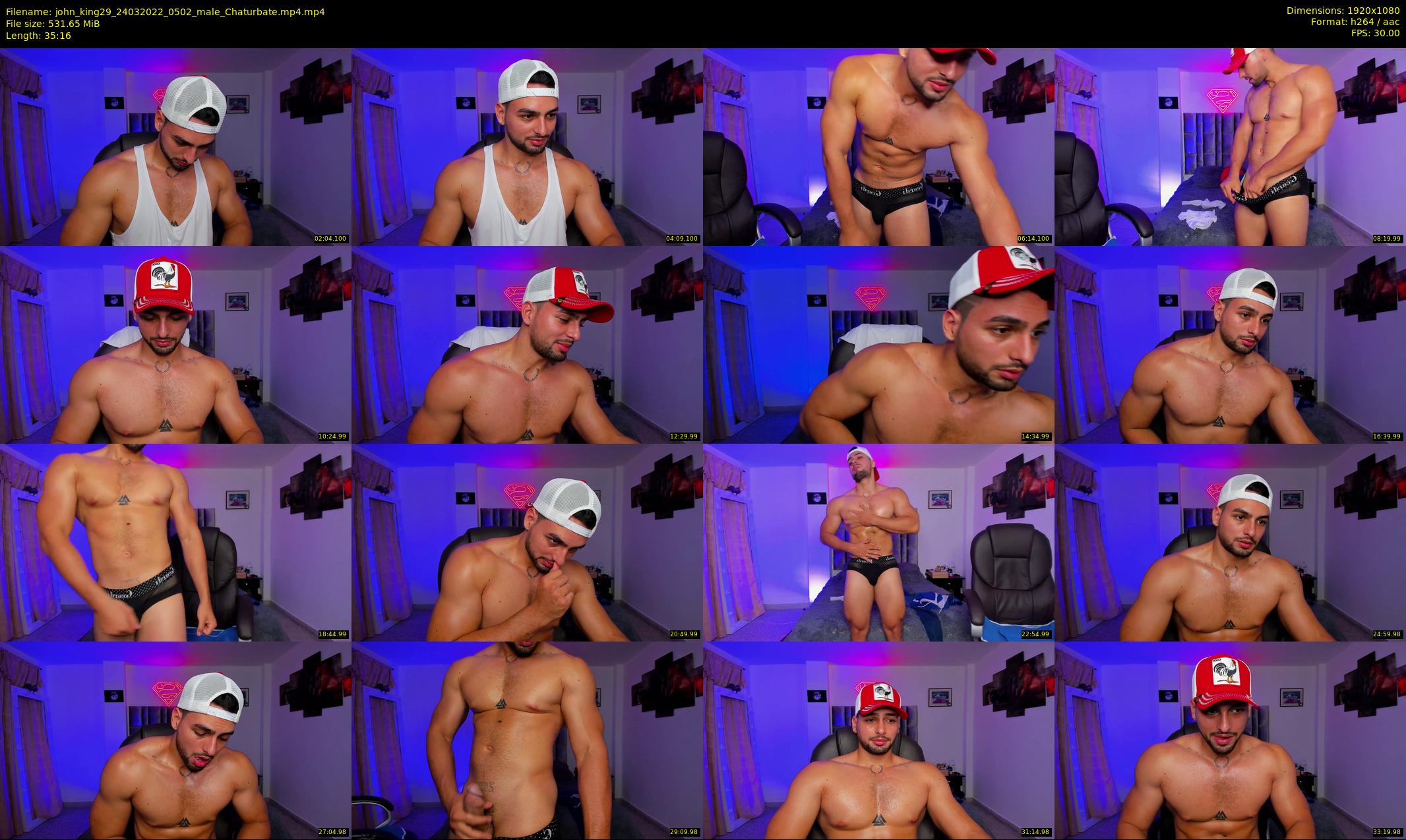 john_king29 — 36 minute Chaturbate male cam show recording, 1080p, Mar 24, 2022